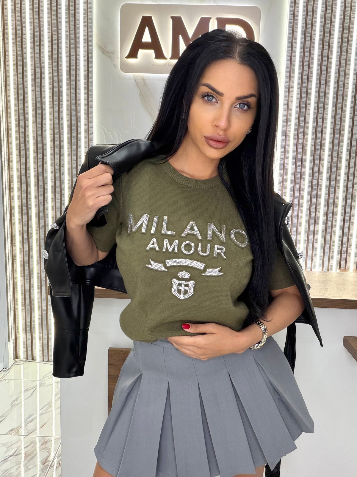 Блуза "T-SHIRT MILANO – GREEN"