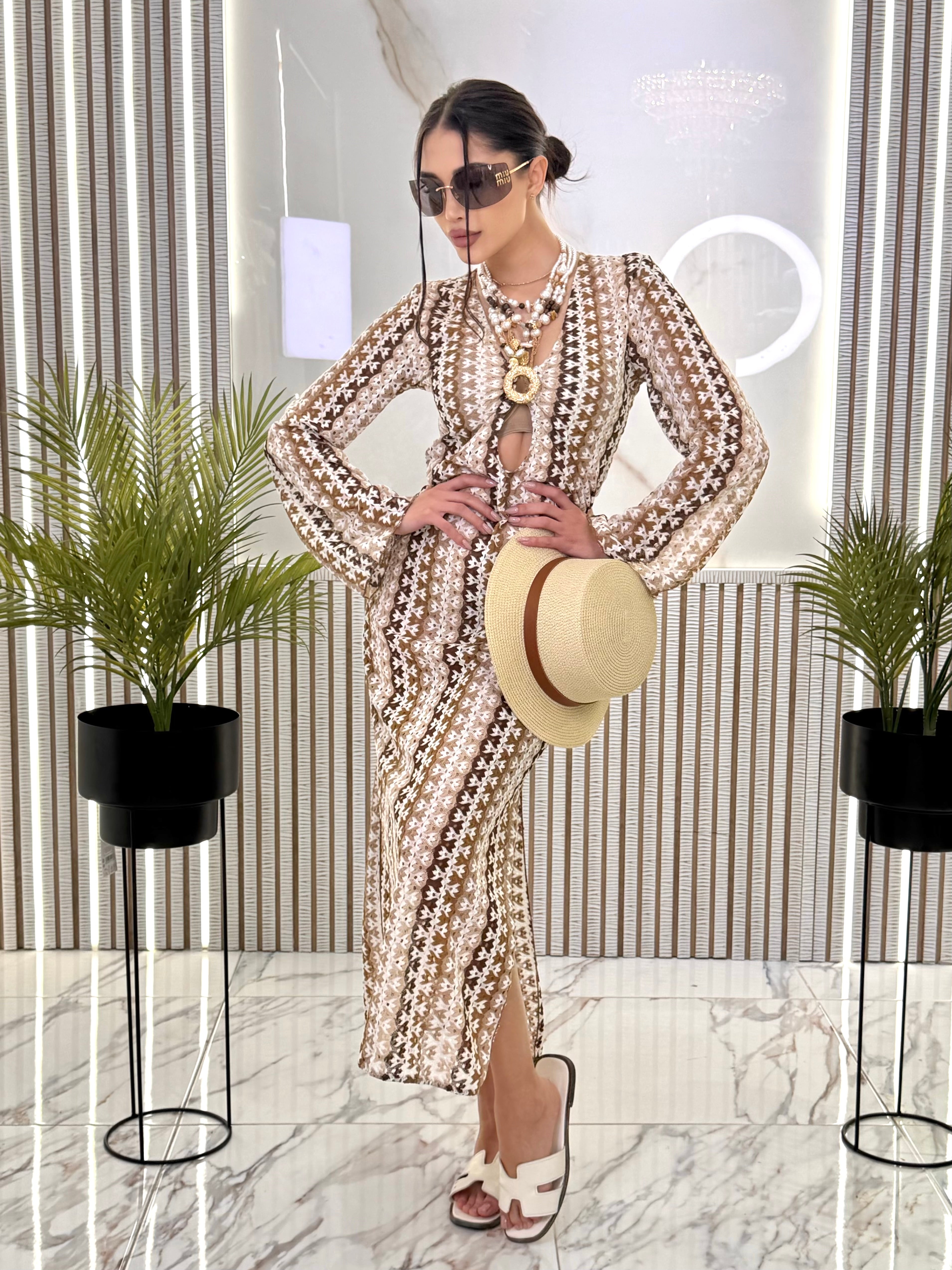 Рокля "Summer Beige Luxury "