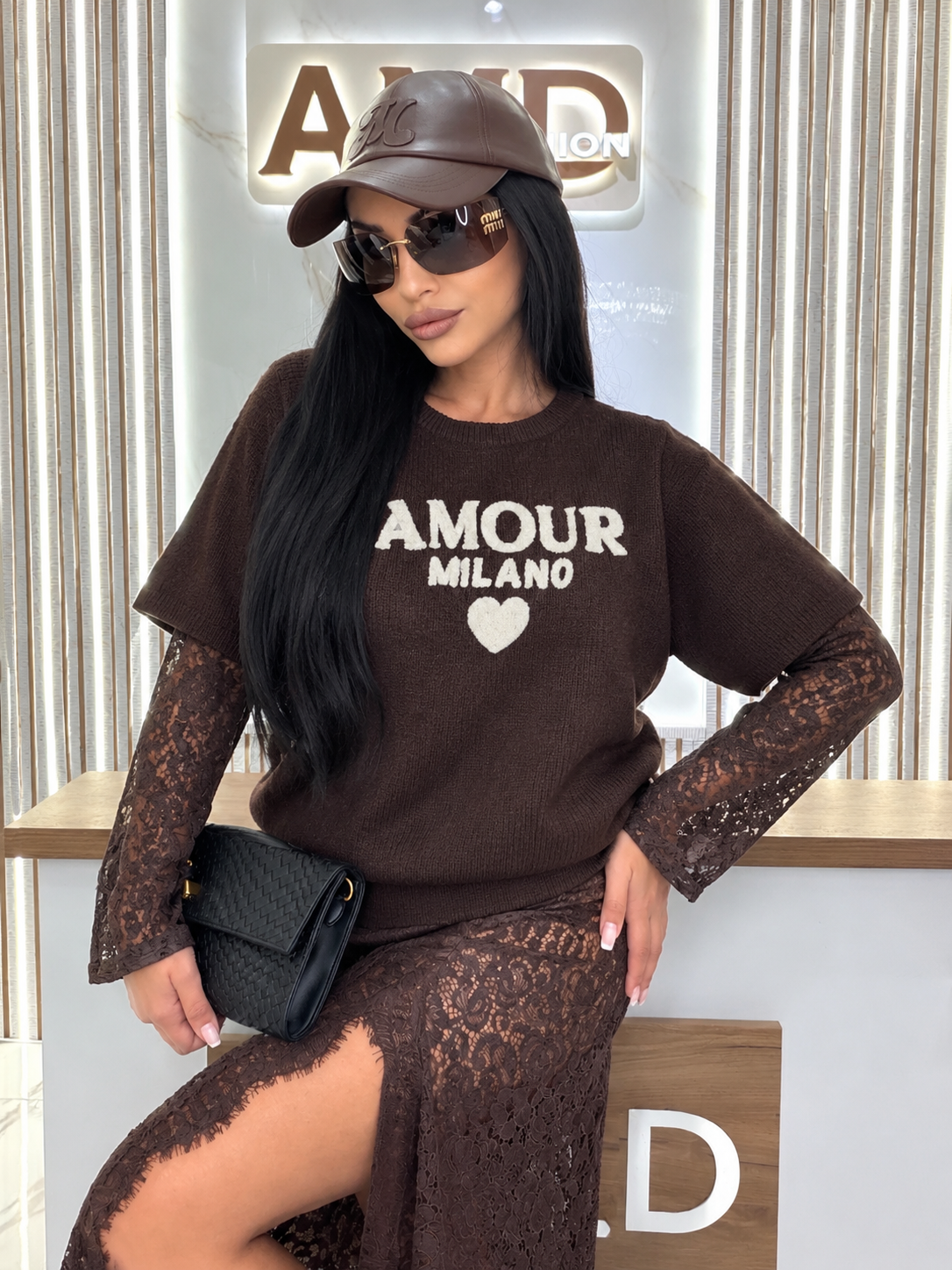 Пуловер "LACE SWEATER"
