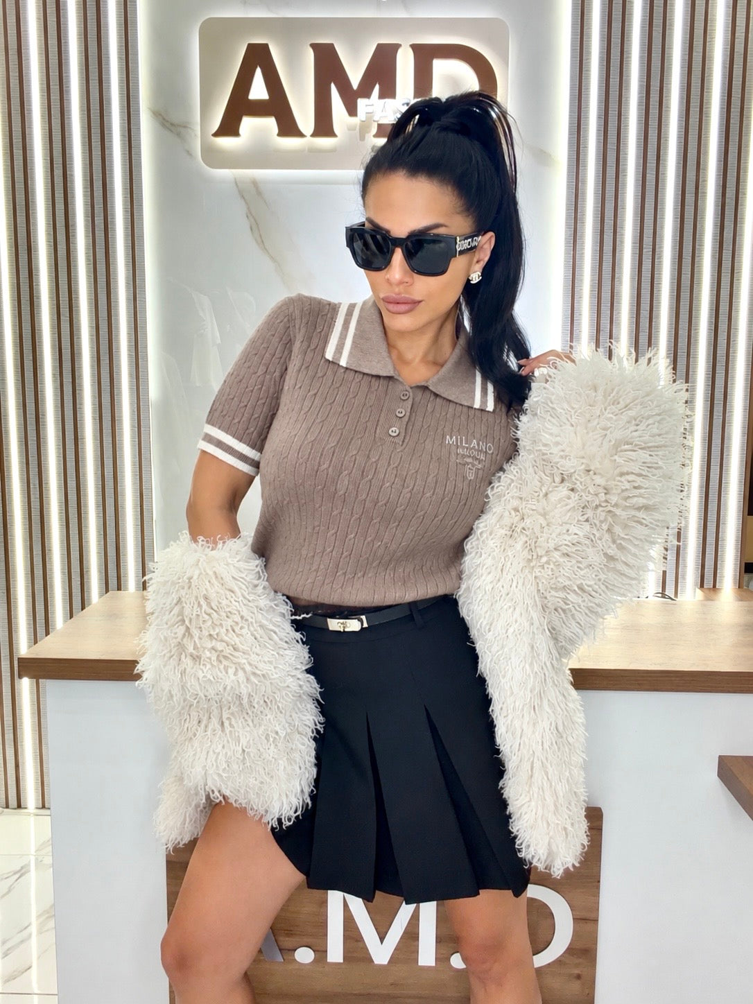 Блуза "MILANO CRYSTAL BEIGE"
