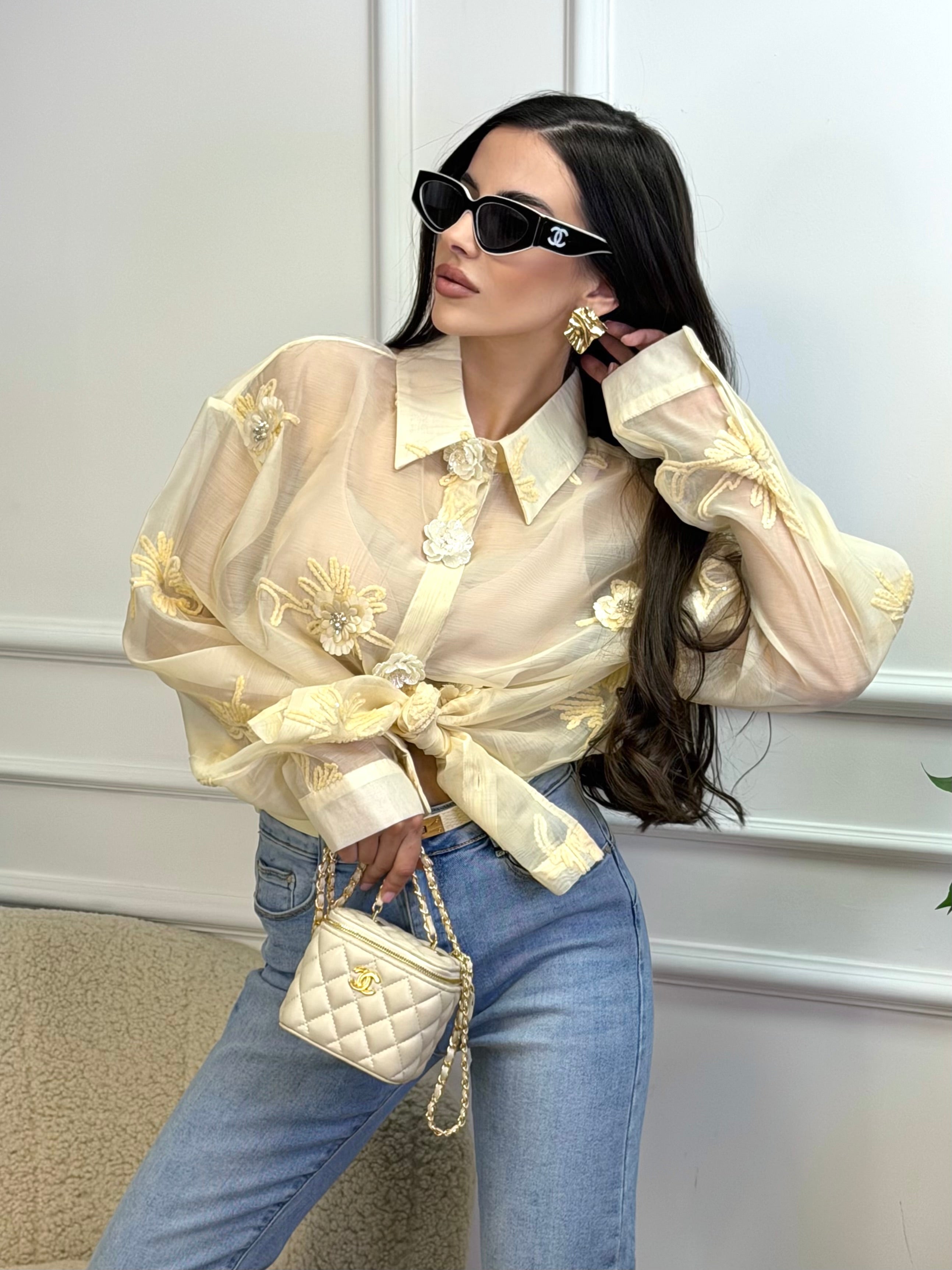 Риза "" Luxury shirt beige"