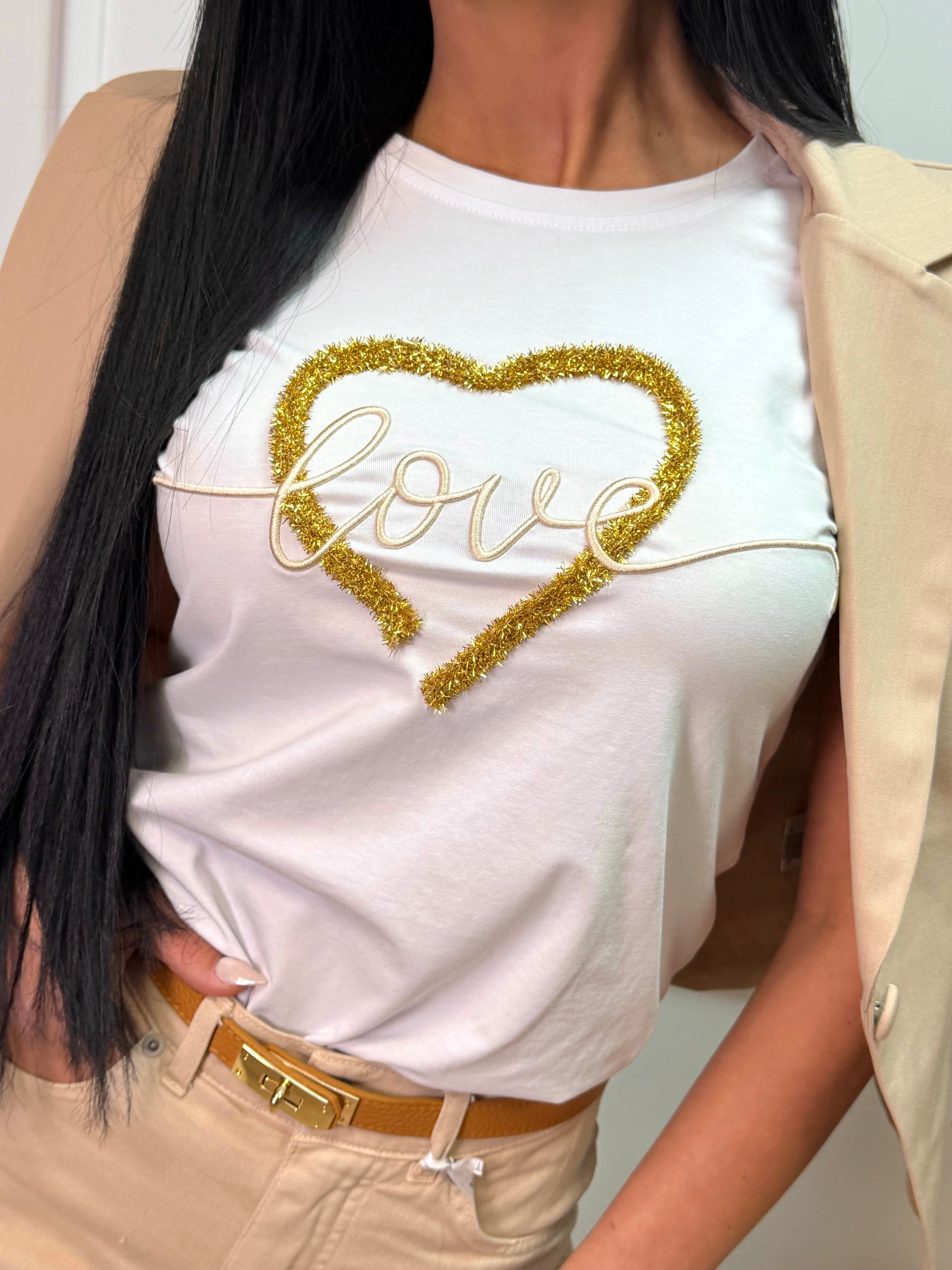 Тениска " Lovable hearts"