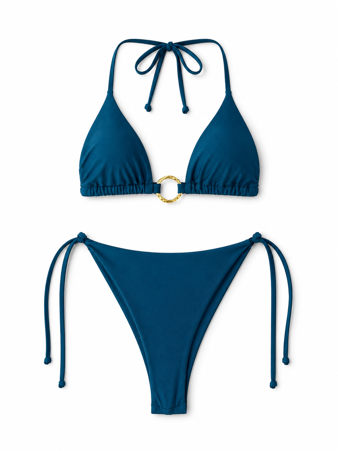 Троен сет бански "AURELIA" – OCEAN BLUE