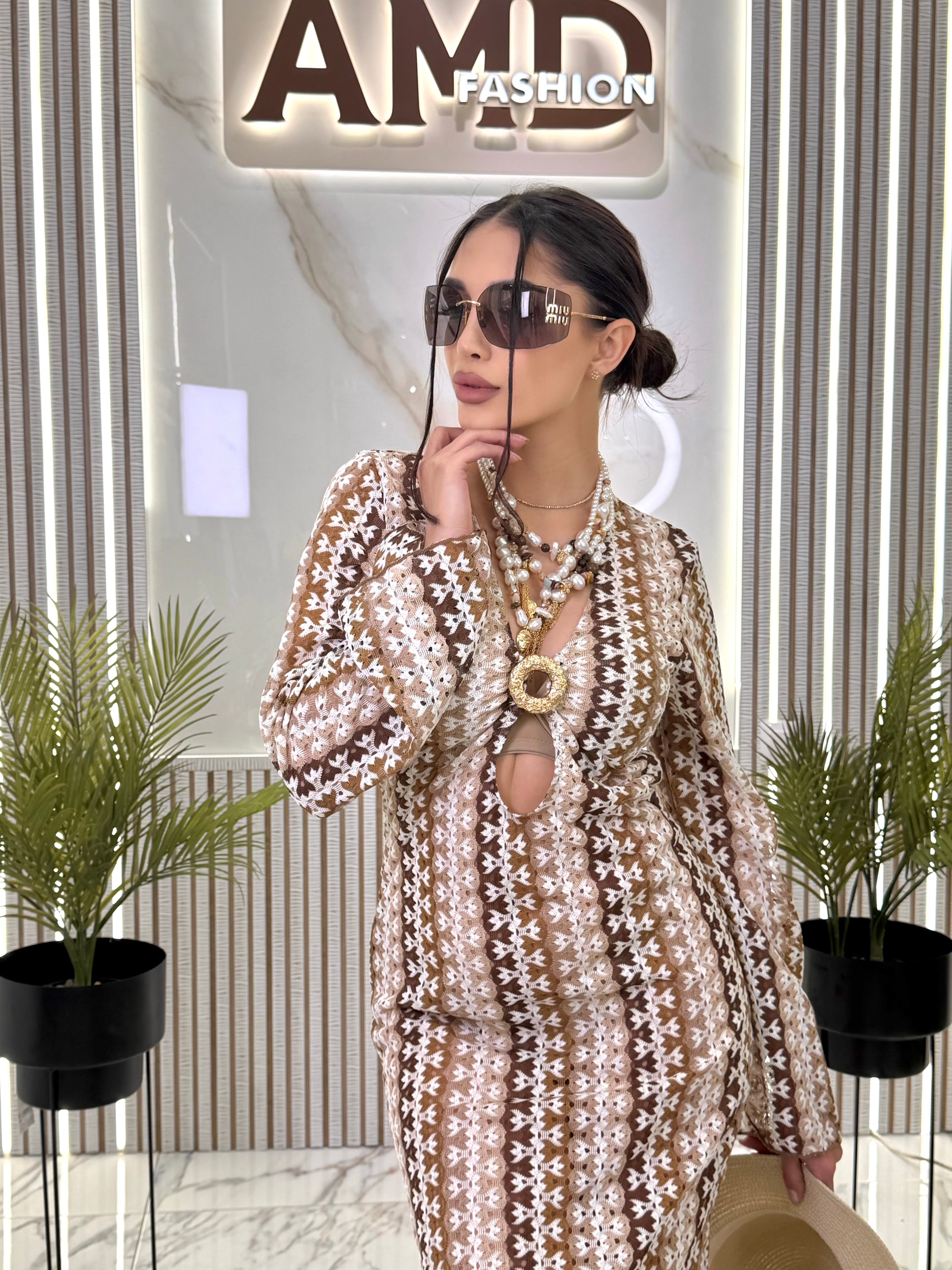 Рокля "Summer Beige Luxury "