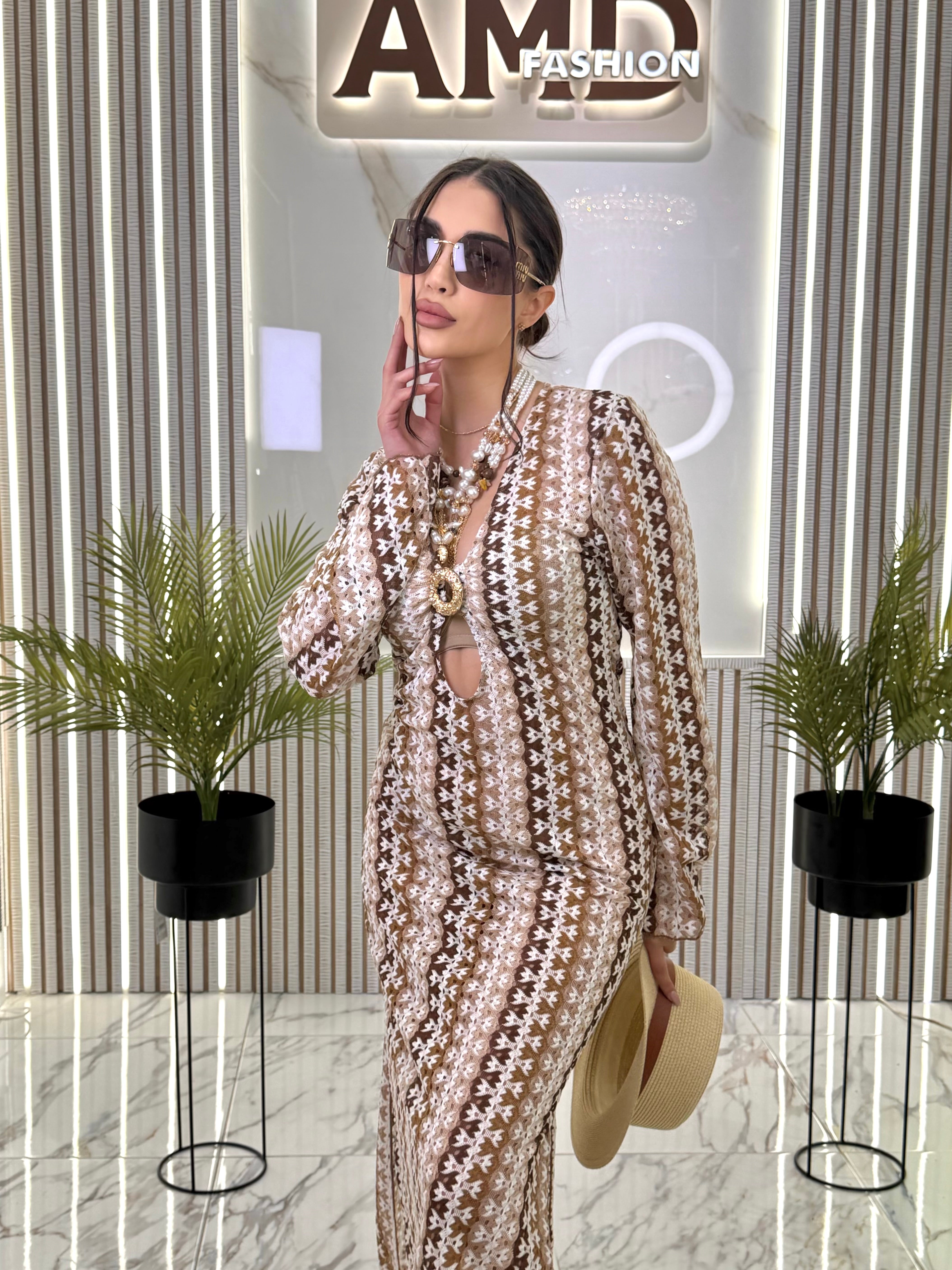 Рокля "Summer Beige Luxury "