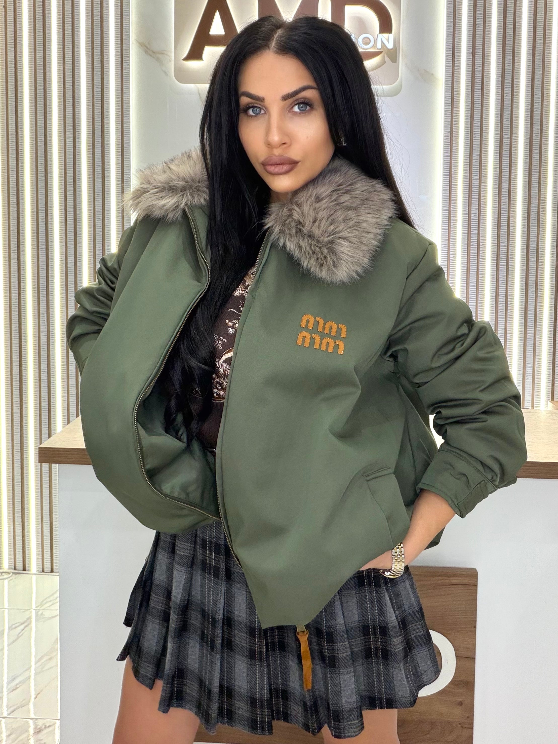Яке "JACKET MIU GREEN"