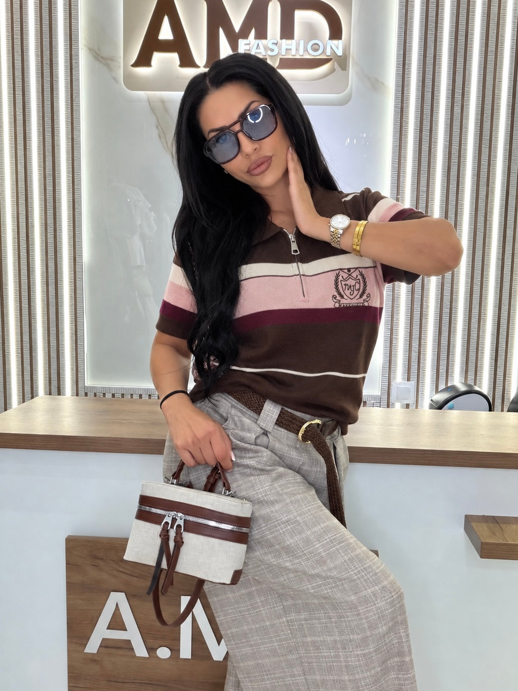 Блуза "RIVIERA BROWN"