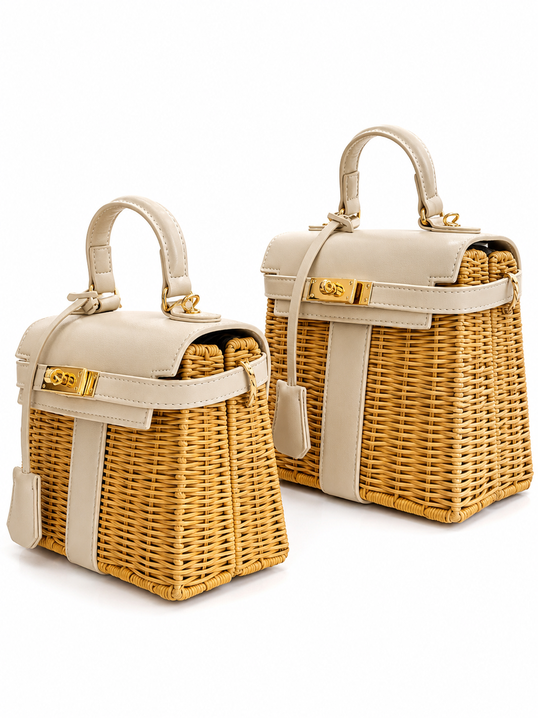 Дамска чанта " Exotic beige"