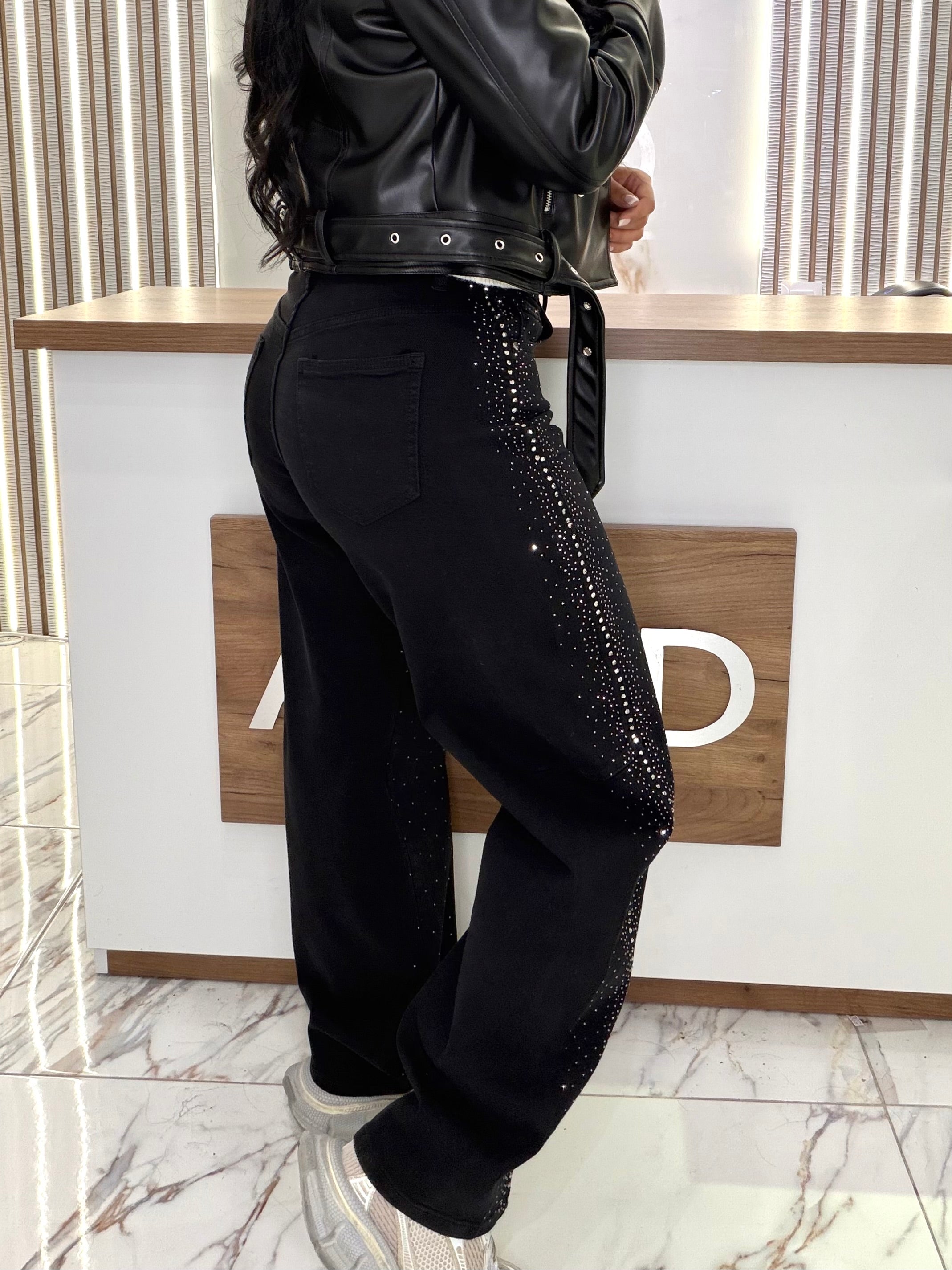 Дънки "Black Crystal Jeans"