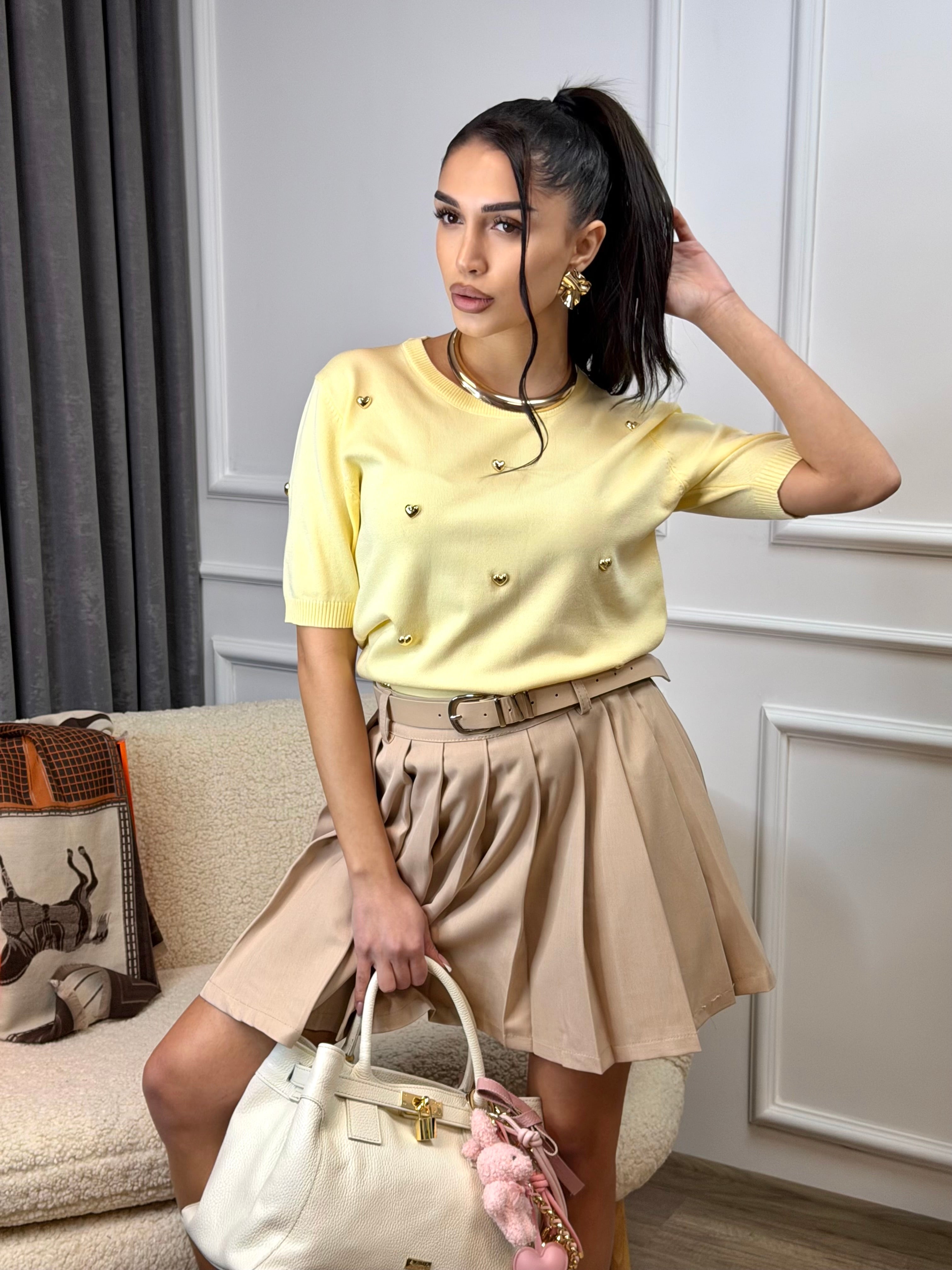 Блуза " Yellow heart "