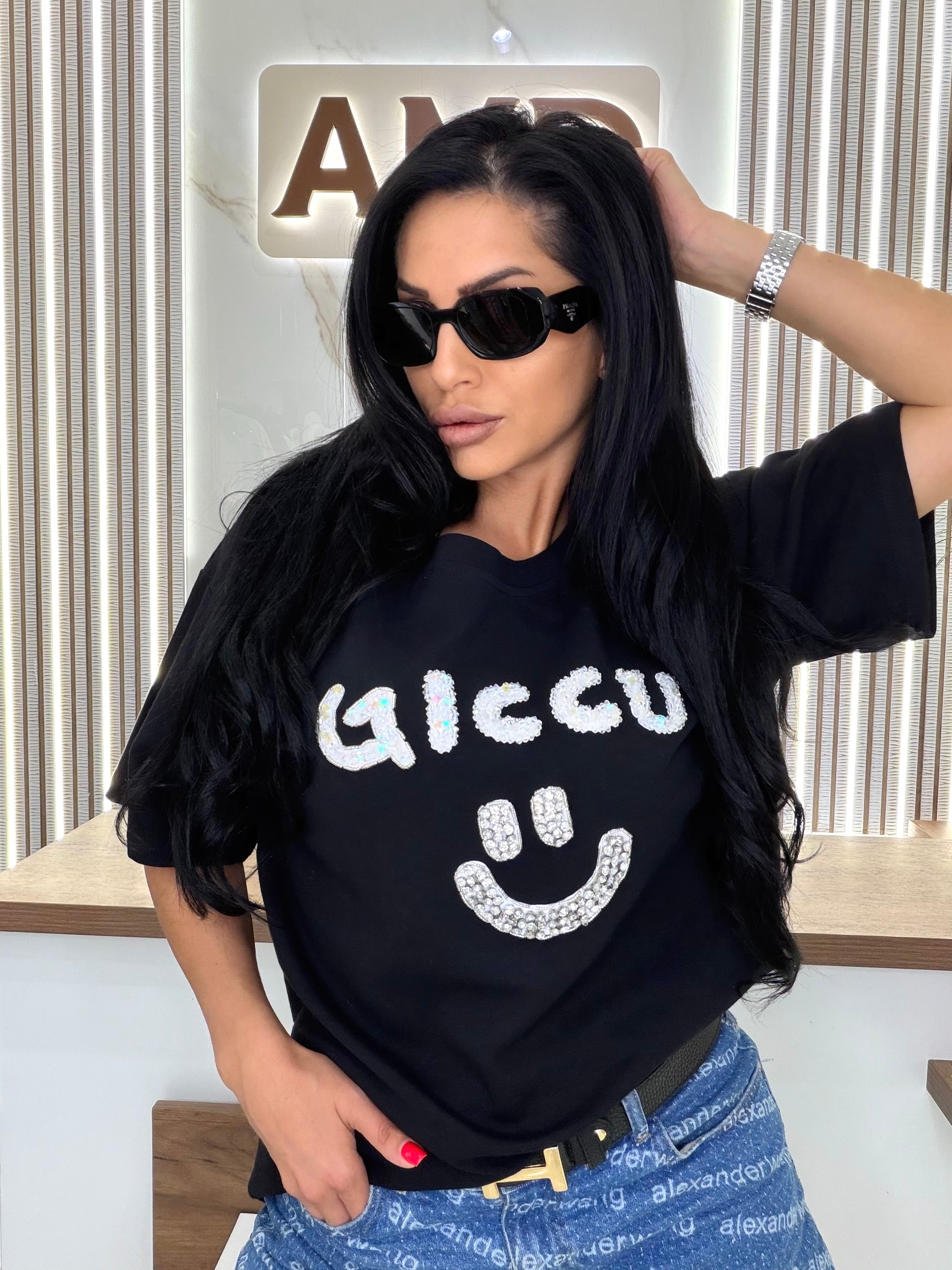 Блуза " Riccu Black Smile "