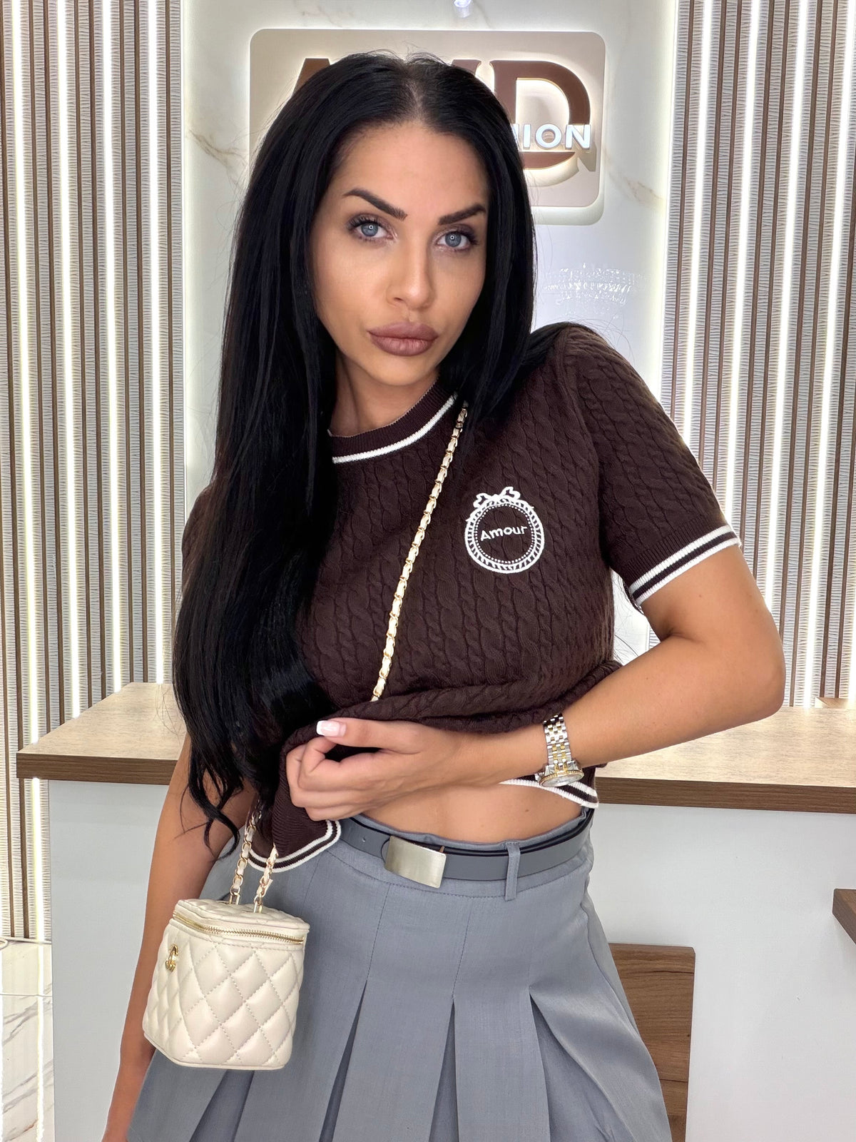 Блуза "MONACO COFFEE"