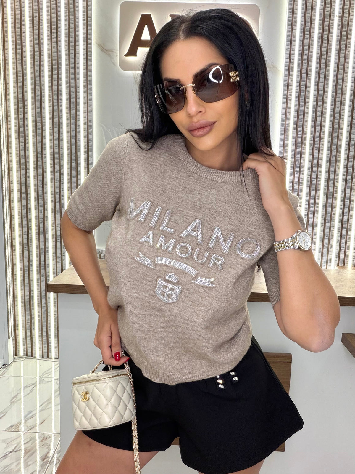 Блуза "T-SHIRT MILANO – CREAM"