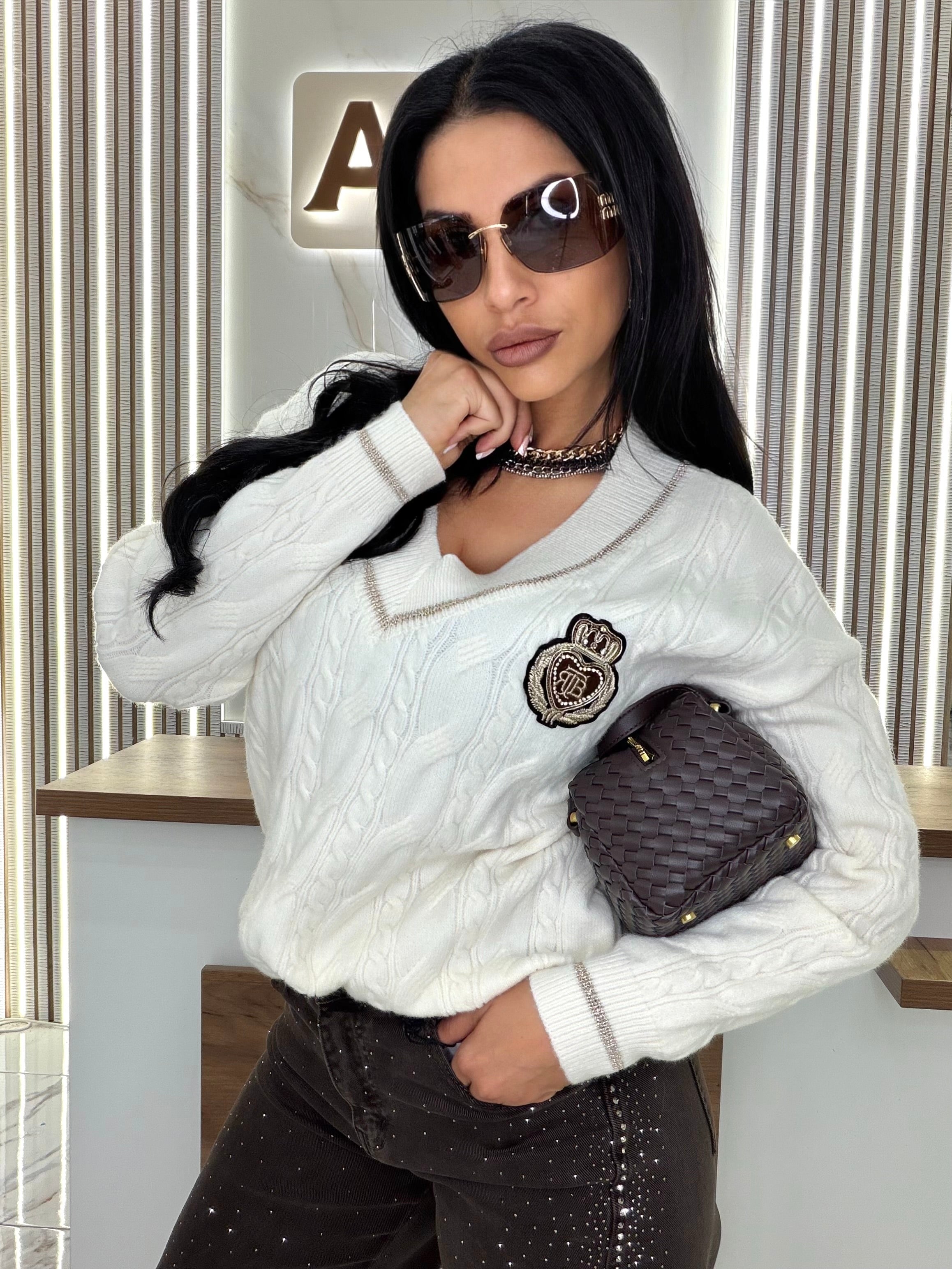 Блуза "Prestige Ivory Long Sleeve"
