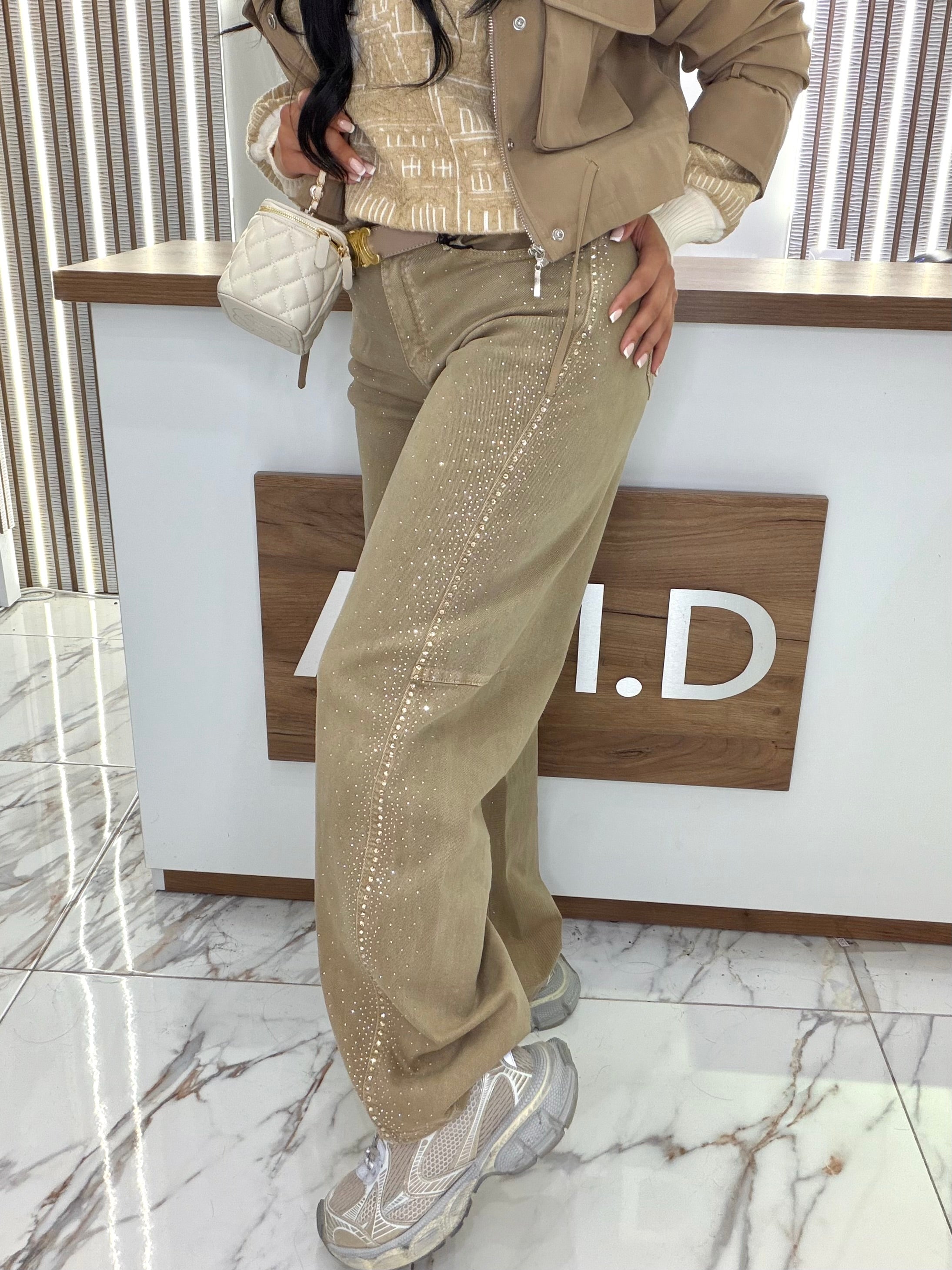 Дънки " "Cream Crystal Jeans "