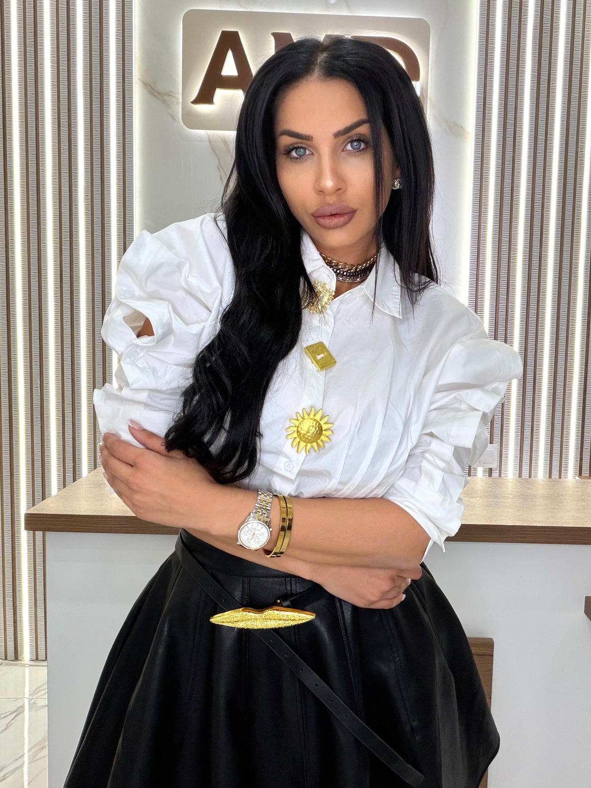 Риза "WHITE AURELIA"