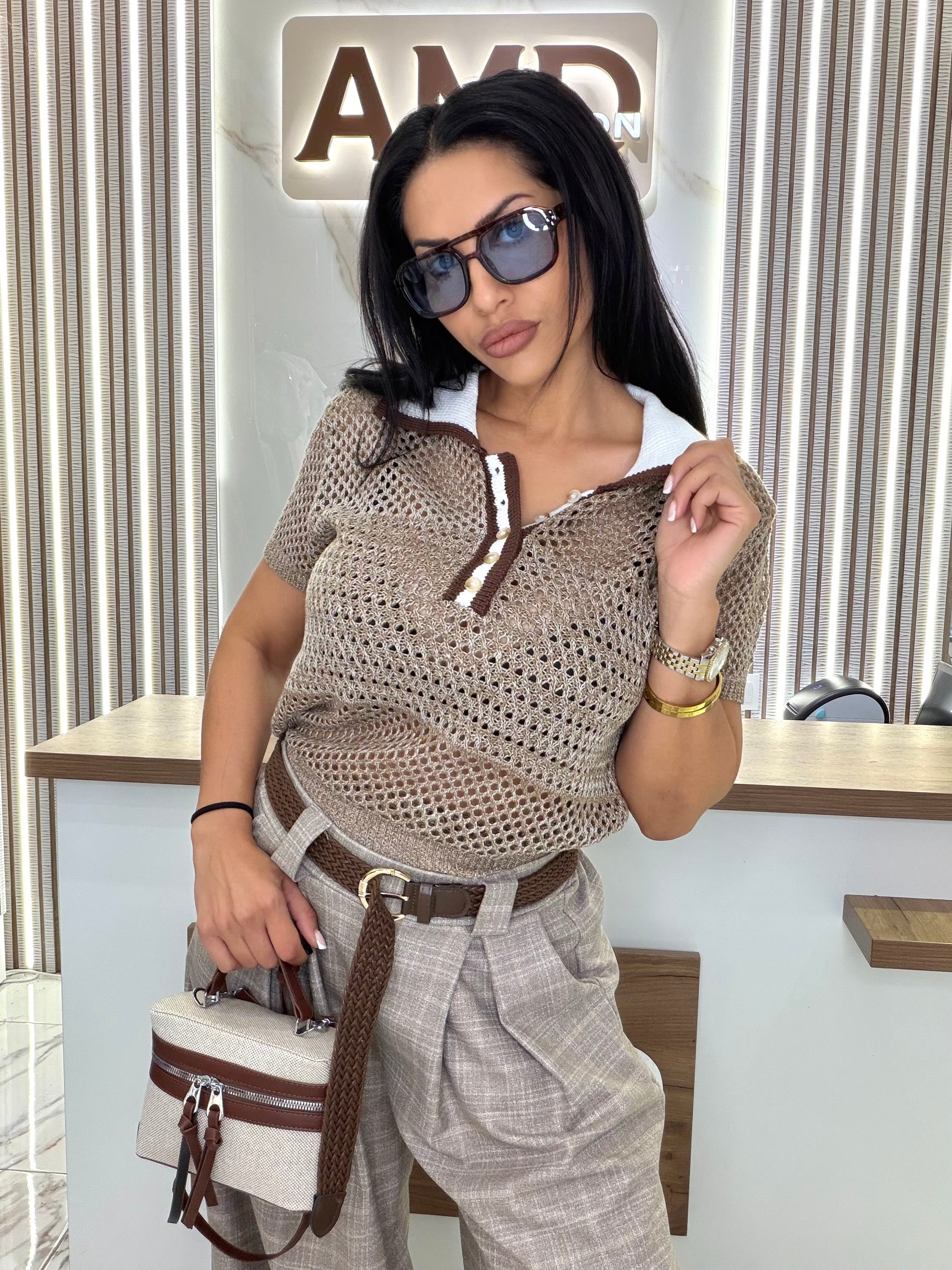 Блуза "Mesh Elegance "