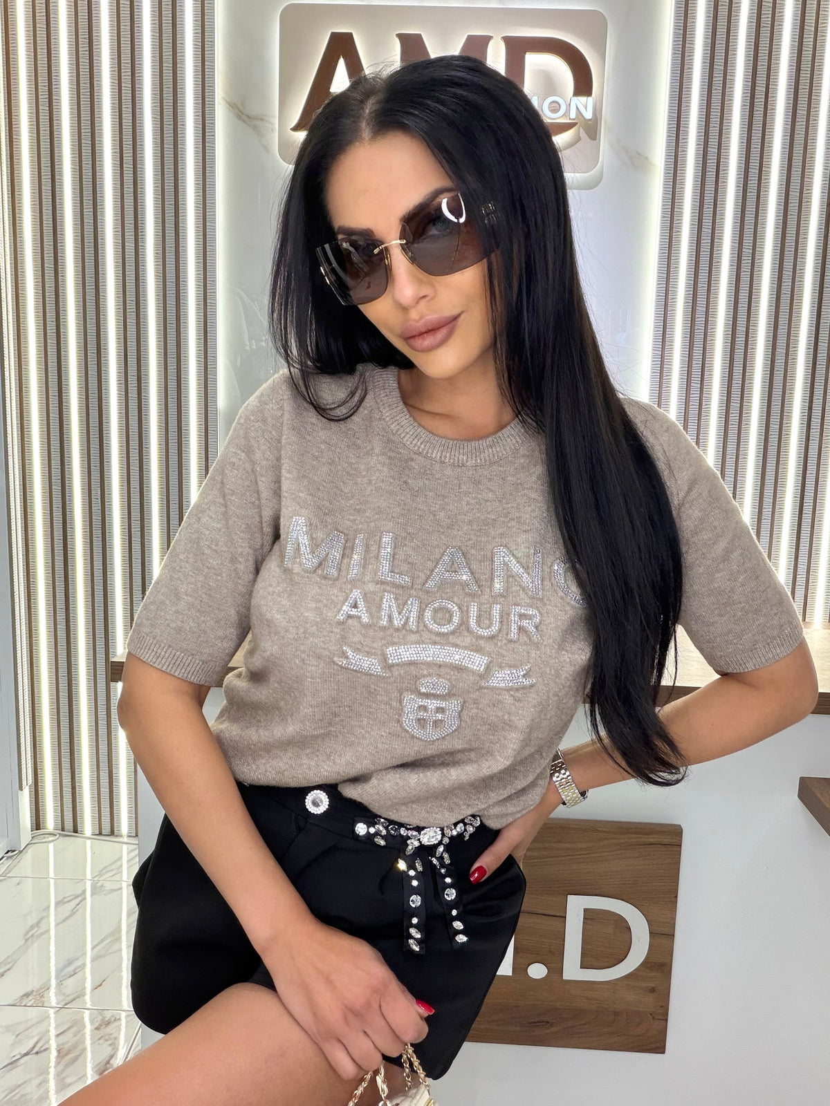 Блуза "T-SHIRT MILANO – CREAM"