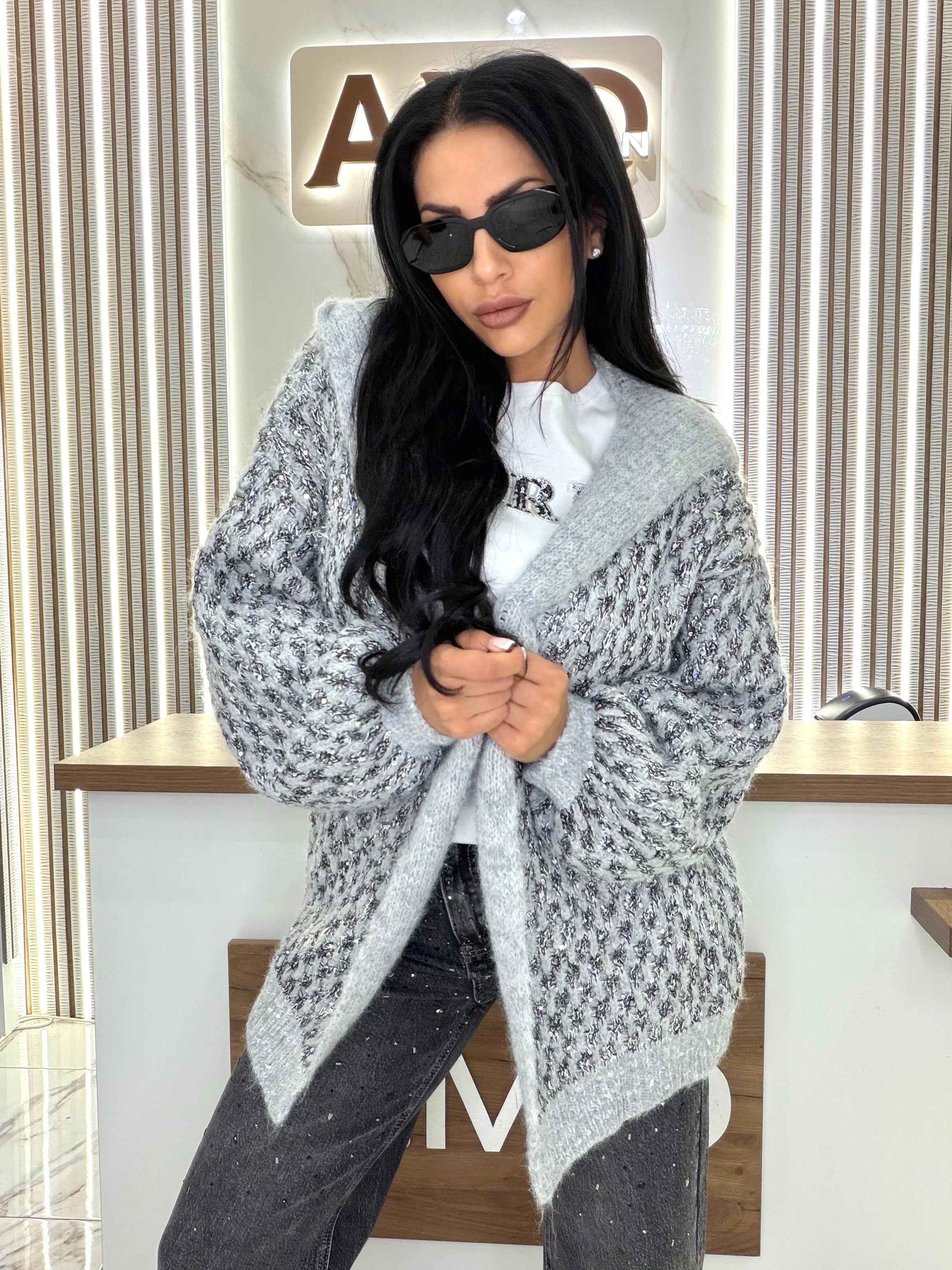 Жилетка " Luxe Grey Cardigan "