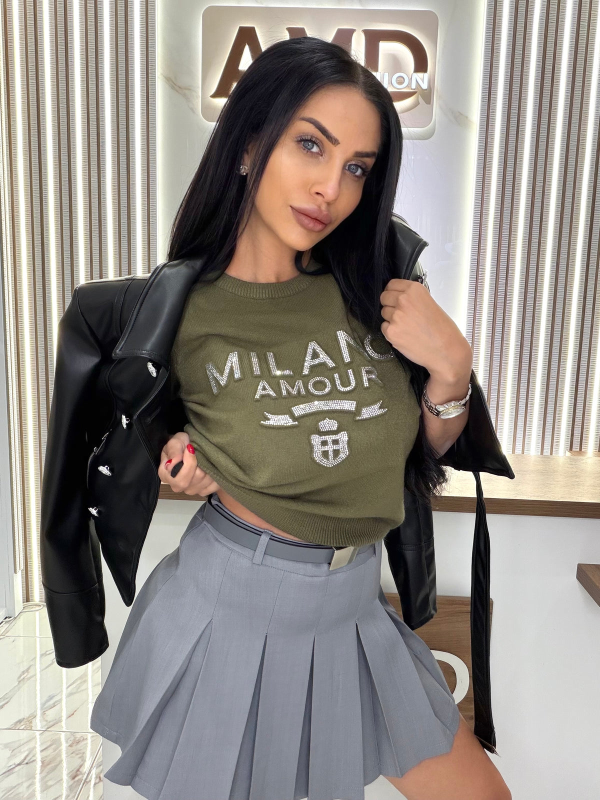 Блуза "T-SHIRT MILANO – GREEN"