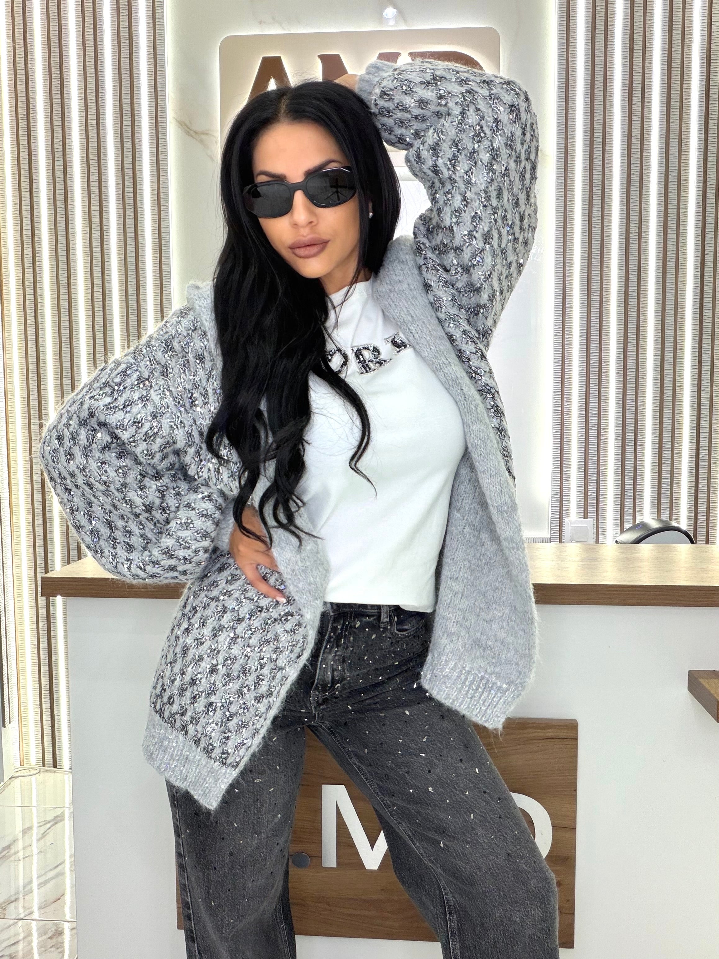 Жилетка " Luxe Grey Cardigan "