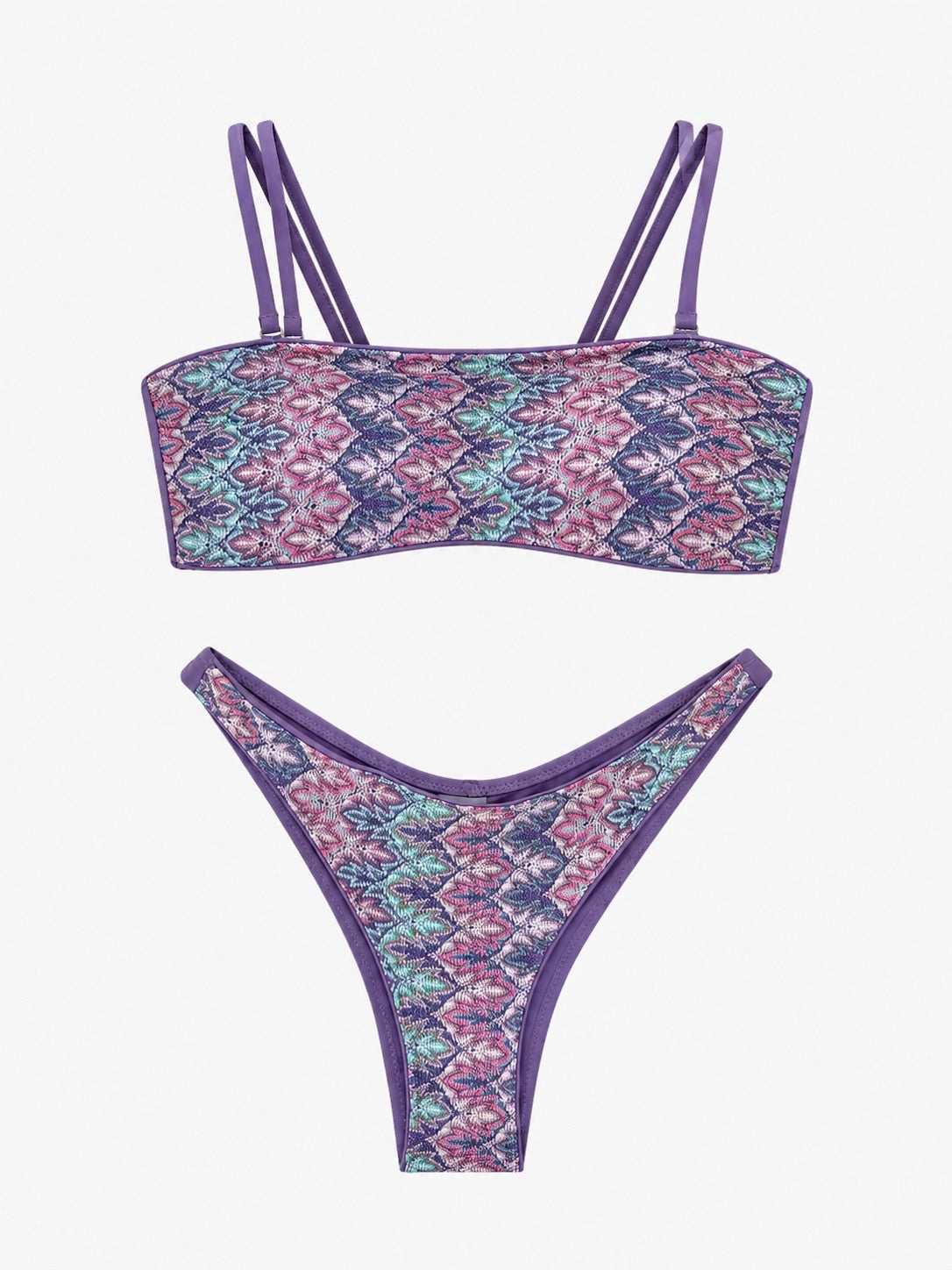 Троен сет бански "МАРАКЕШ PURPLE"