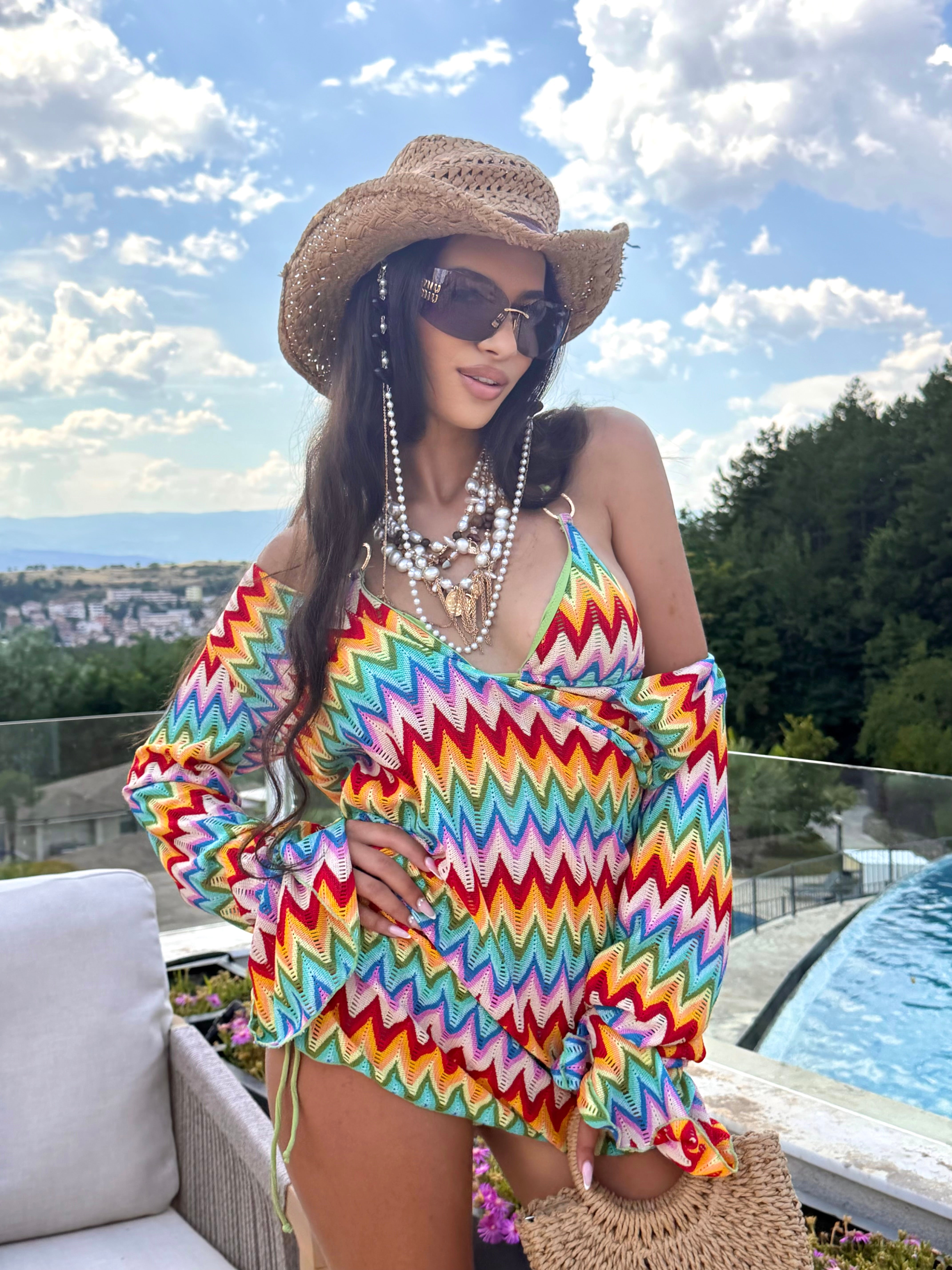 Троен сет бански  "Mykonos Style - Yellow "