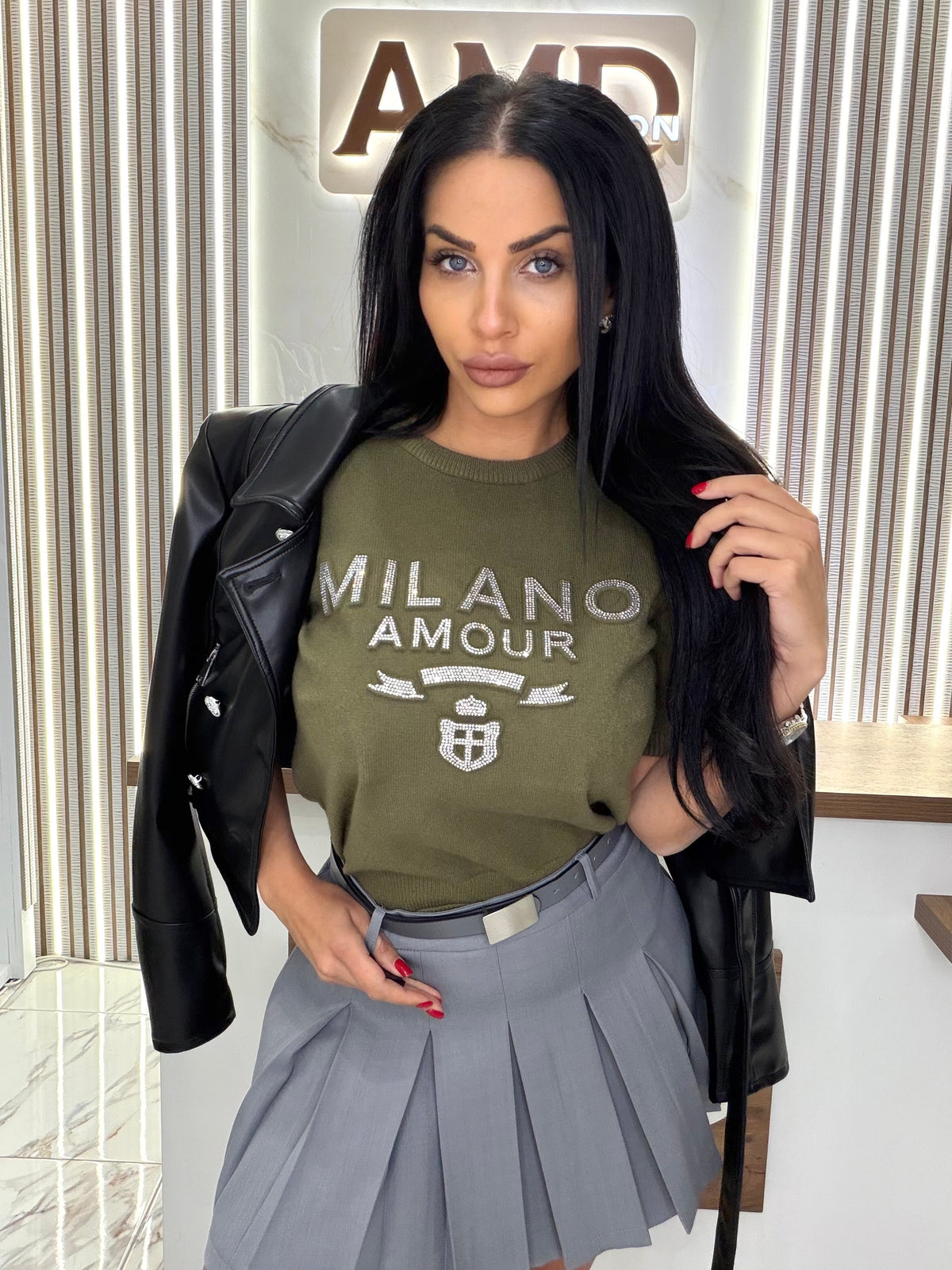 Блуза "T-SHIRT MILANO – GREEN"