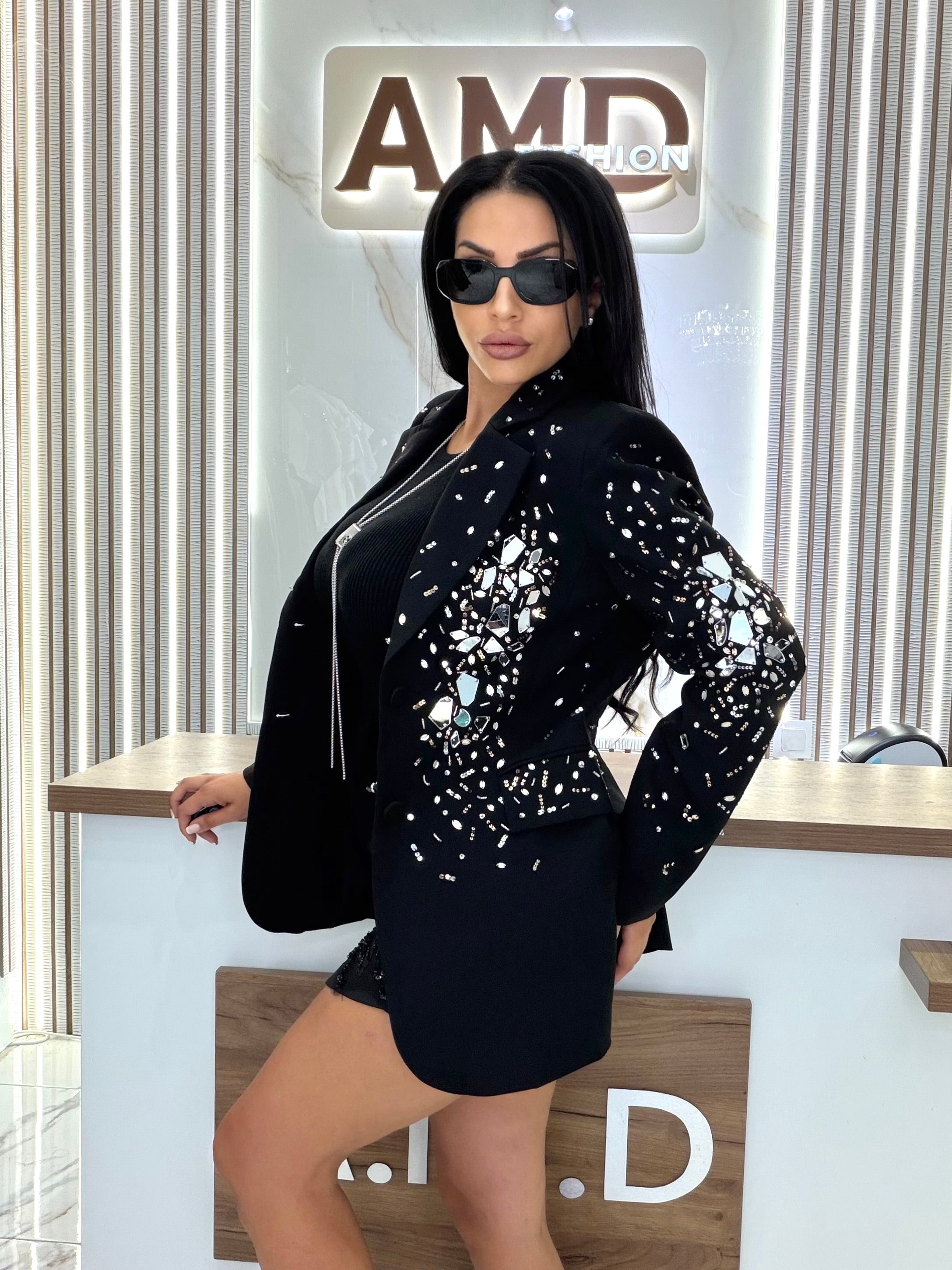 Сако "Crystal Black Blazer "