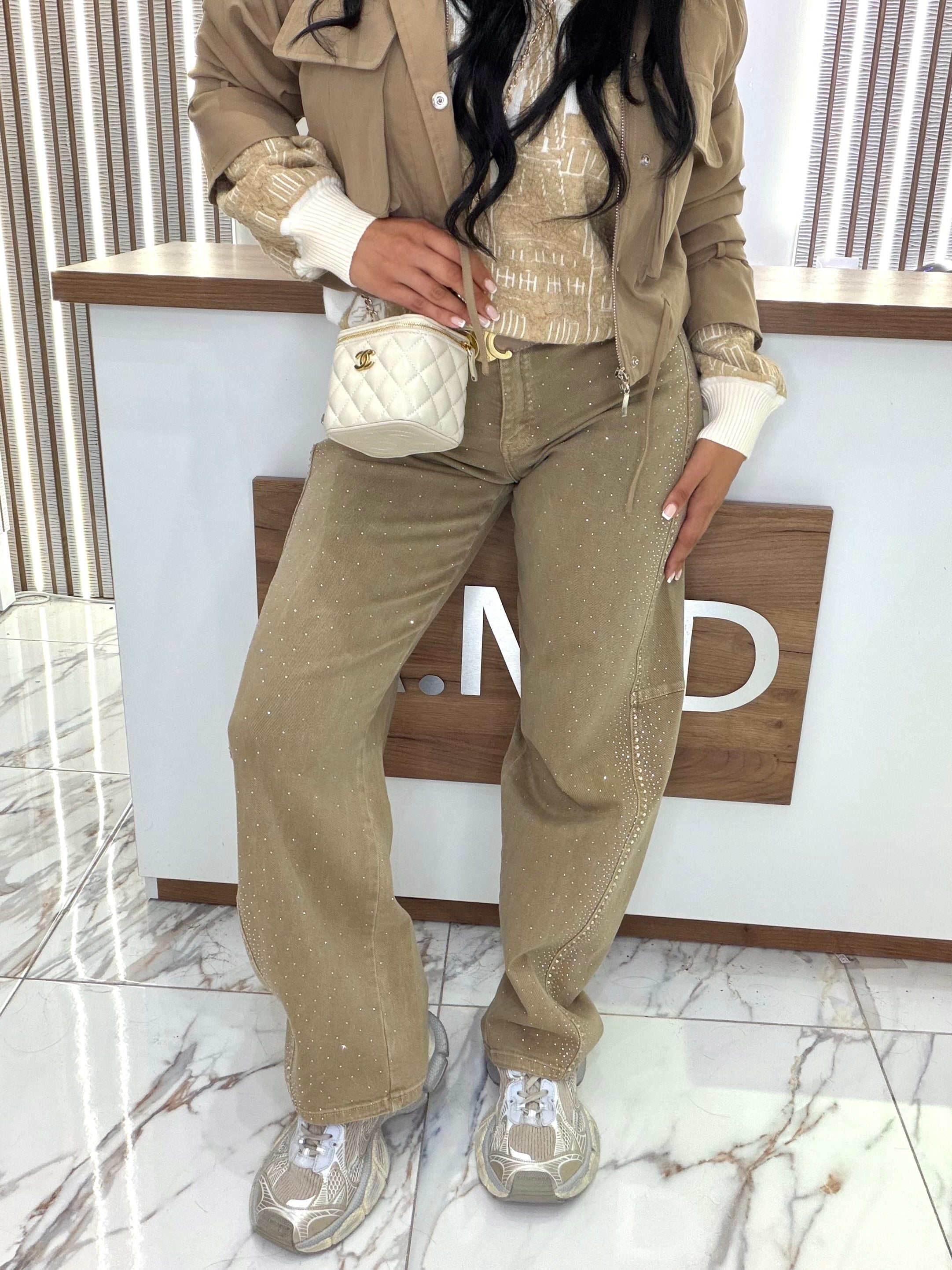 Дънки " "Cream Crystal Jeans "