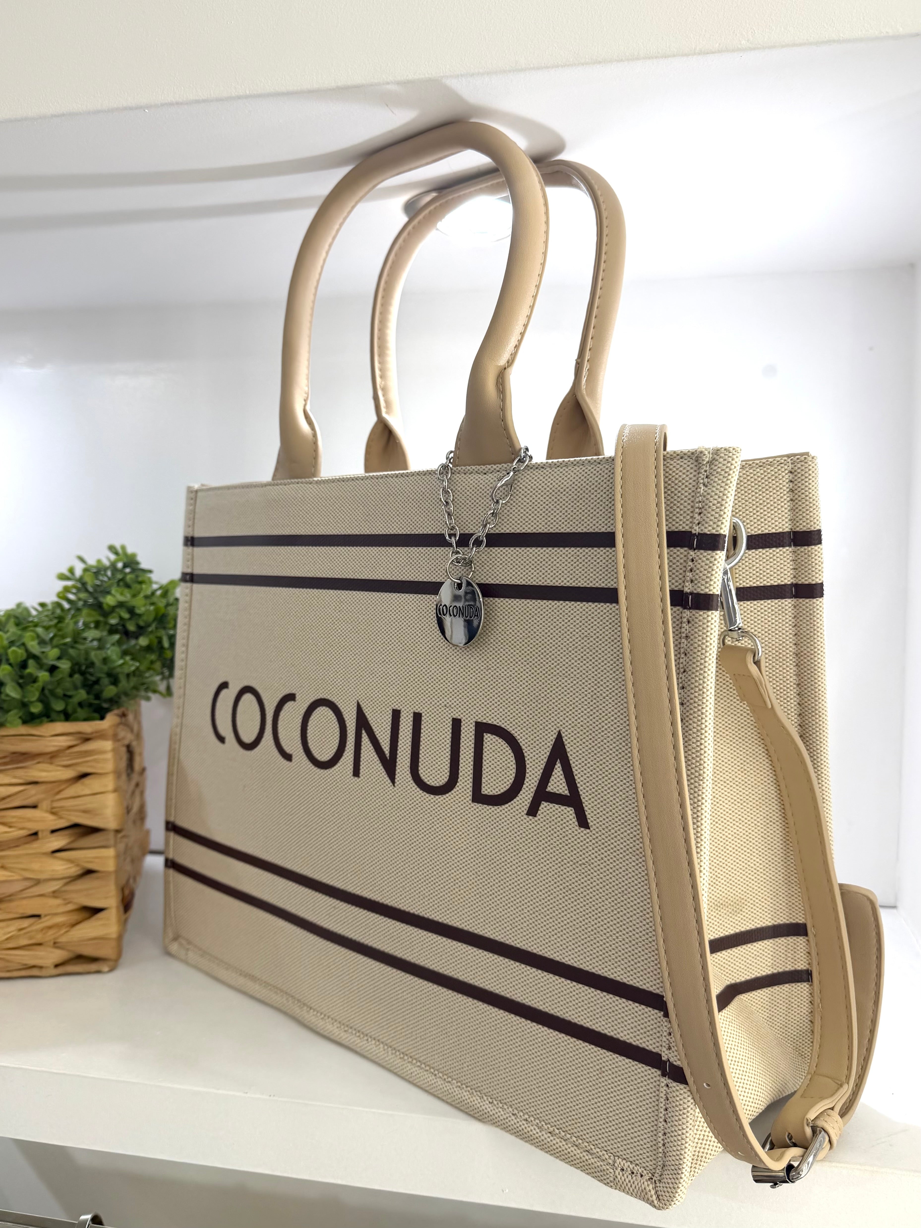 Дамска чанта " Coconuda beige "