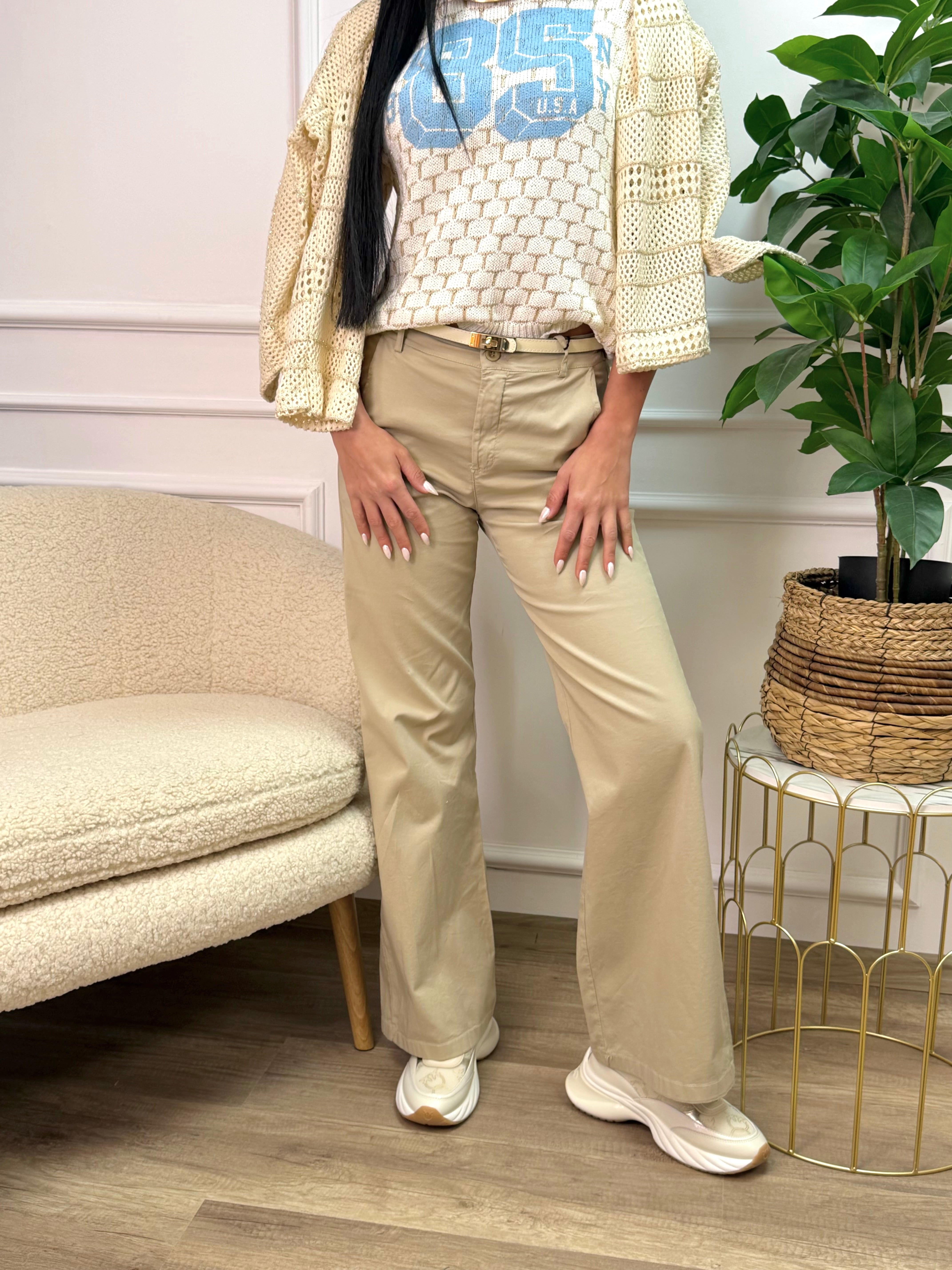Панталон " Summer beige "