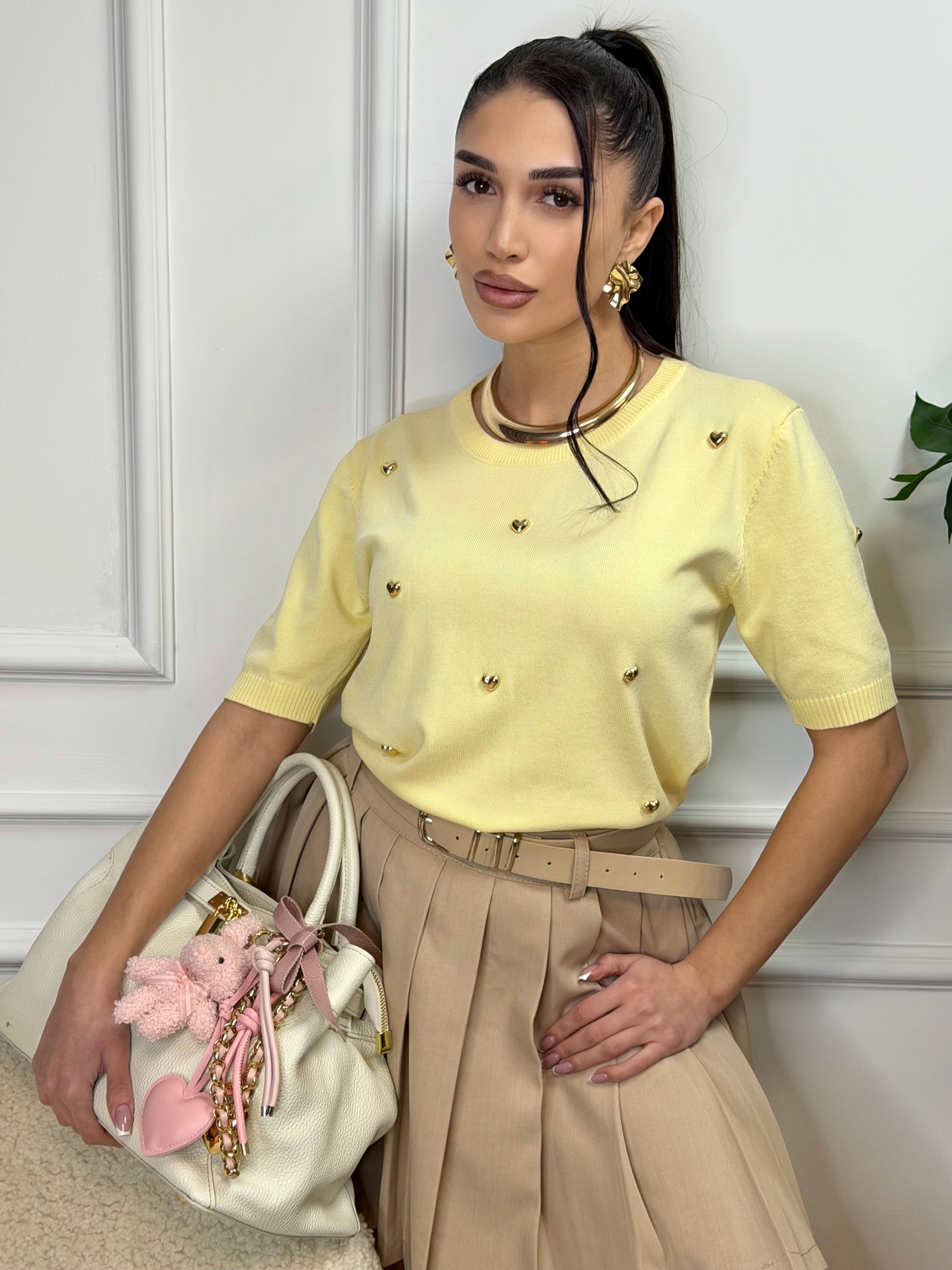 Блуза " Yellow heart "