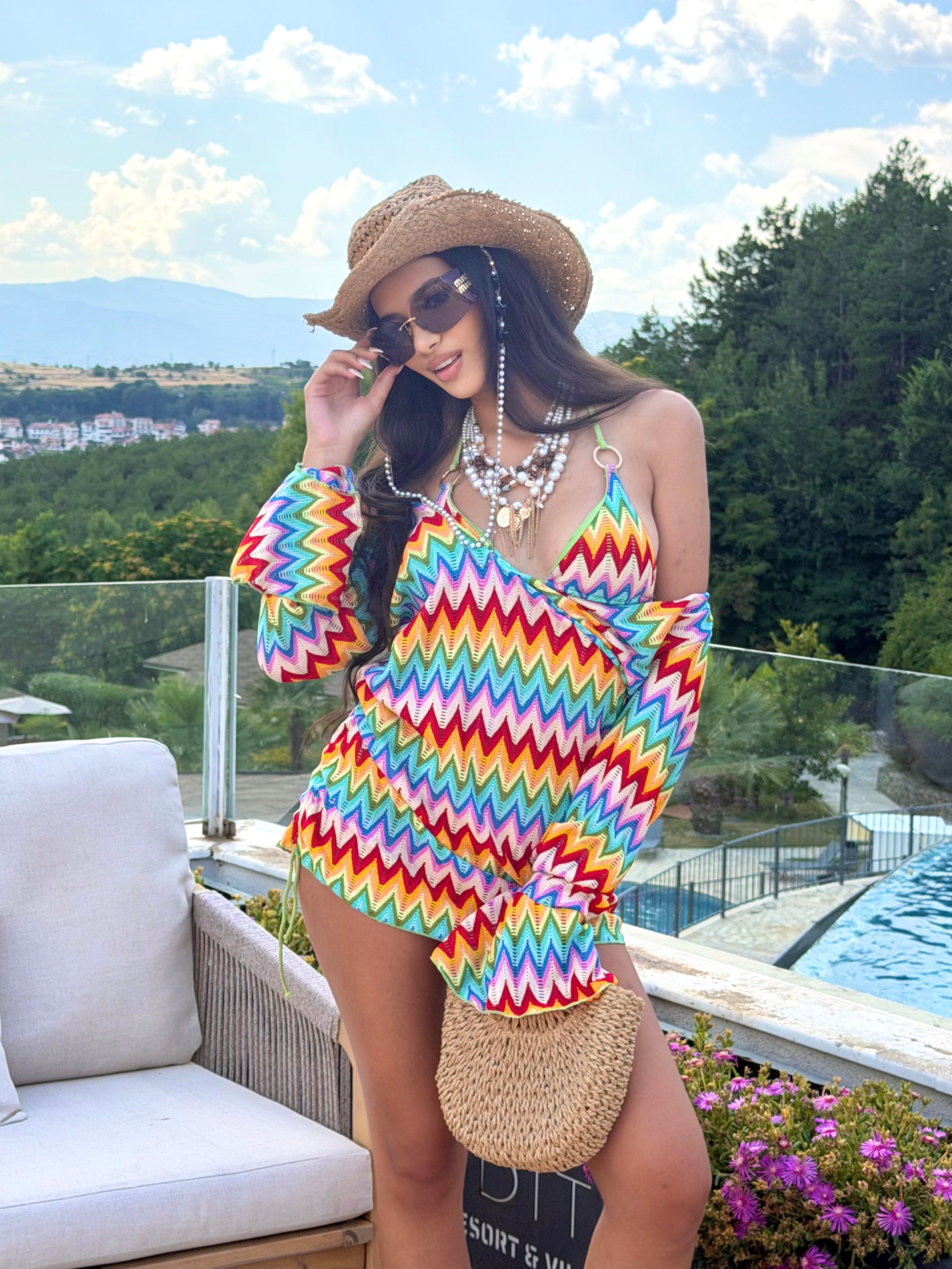 Троен сет бански  "Mykonos Style - Yellow "