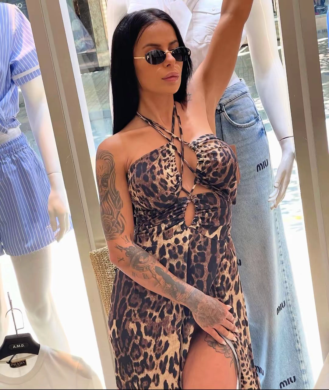 Рокля "Leopard Temptation "