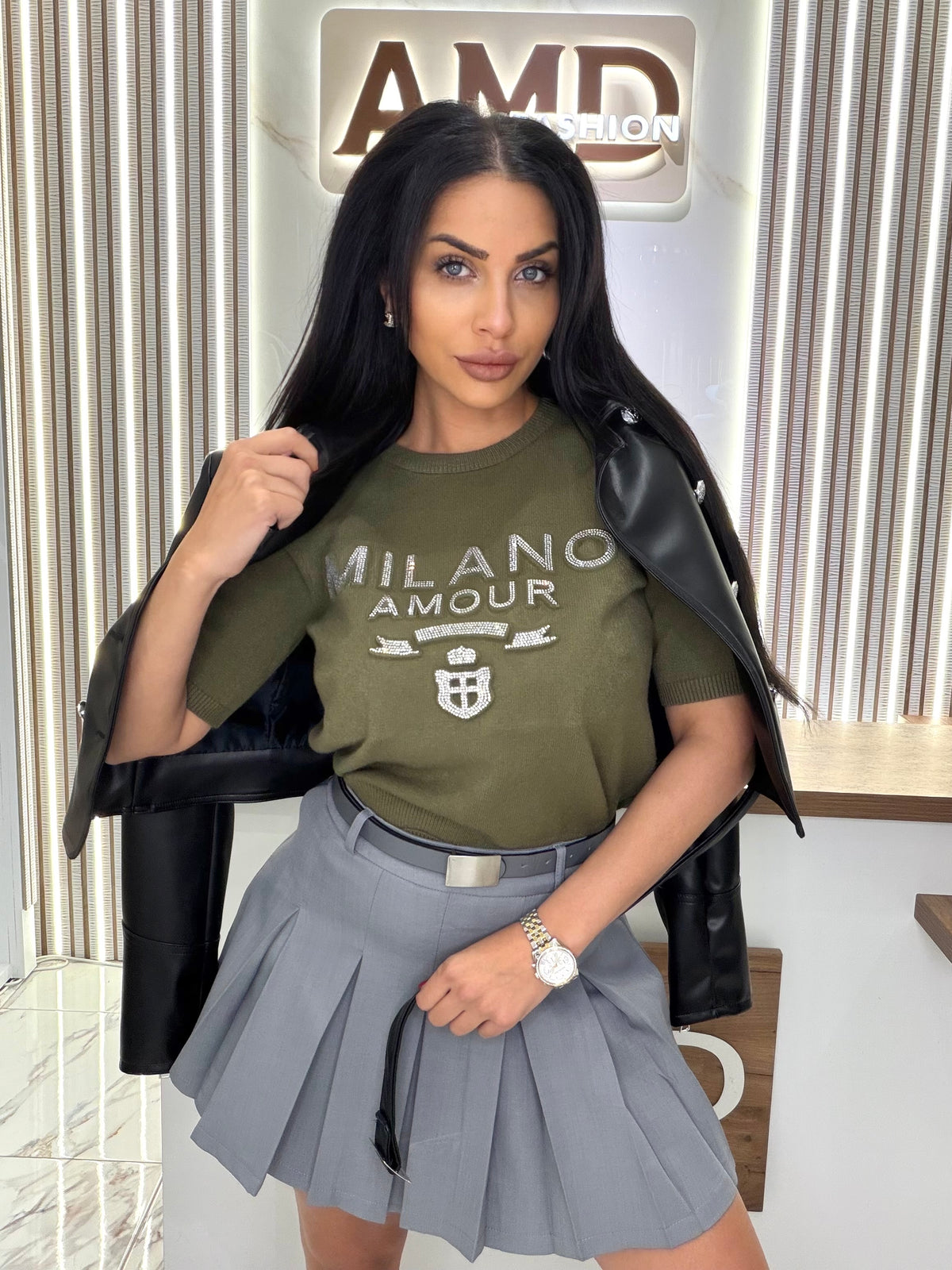 Блуза "T-SHIRT MILANO – GREEN"