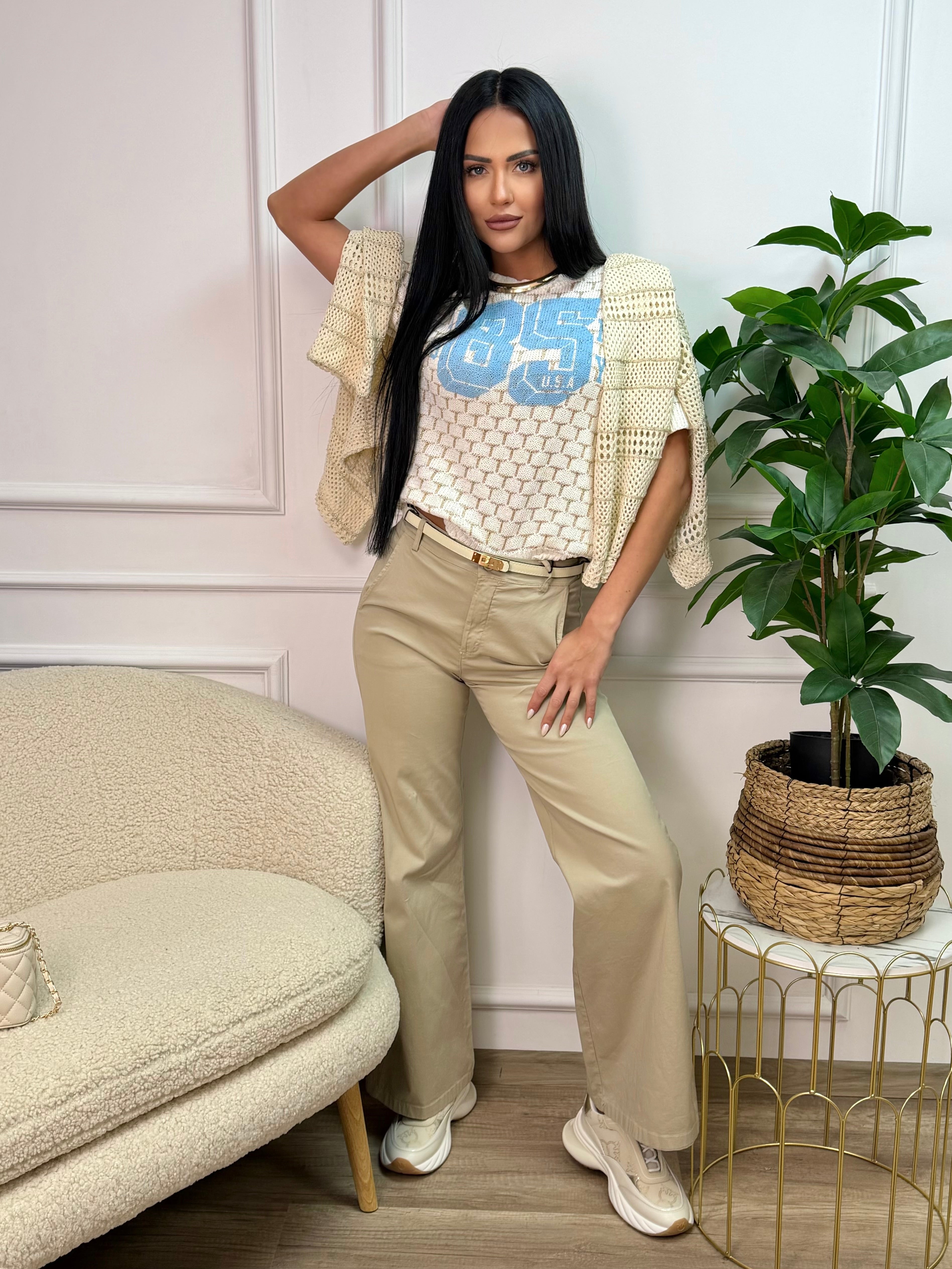 Панталон " Summer beige "