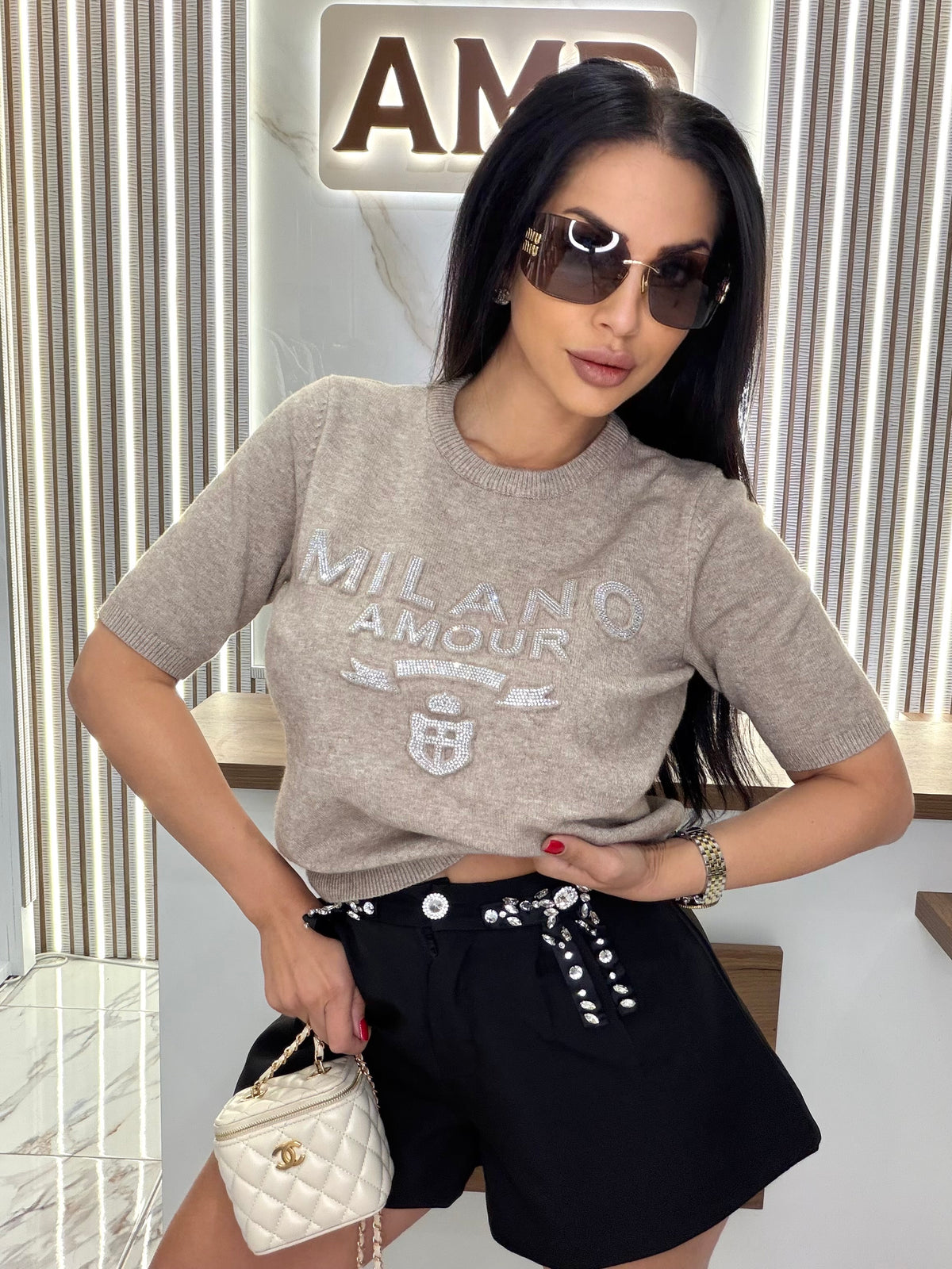 Блуза "T-SHIRT MILANO – CREAM"