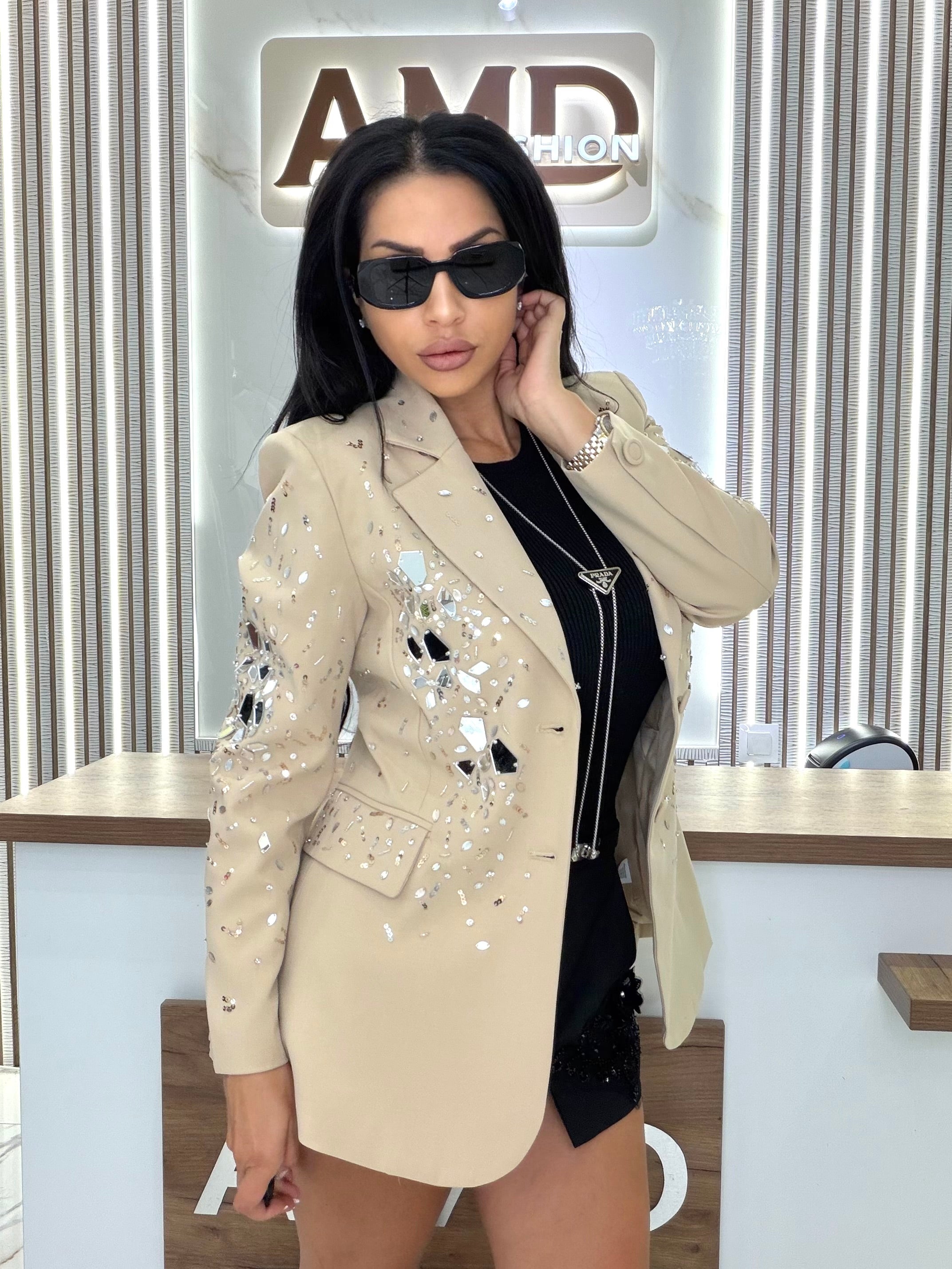 Сако" Crystal Beige Blazer "