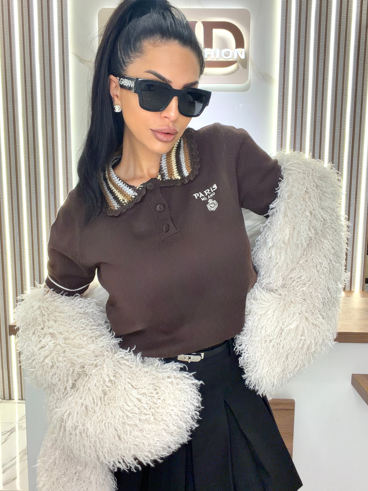 Блуза "BROWN EDIT "