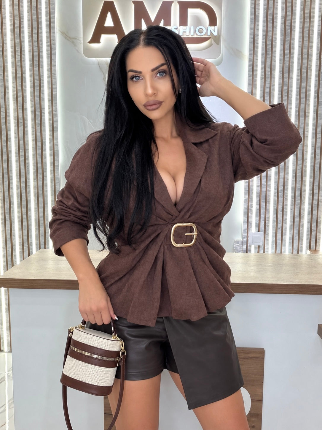 Риза "BROWN VELVET SIGNATURE"