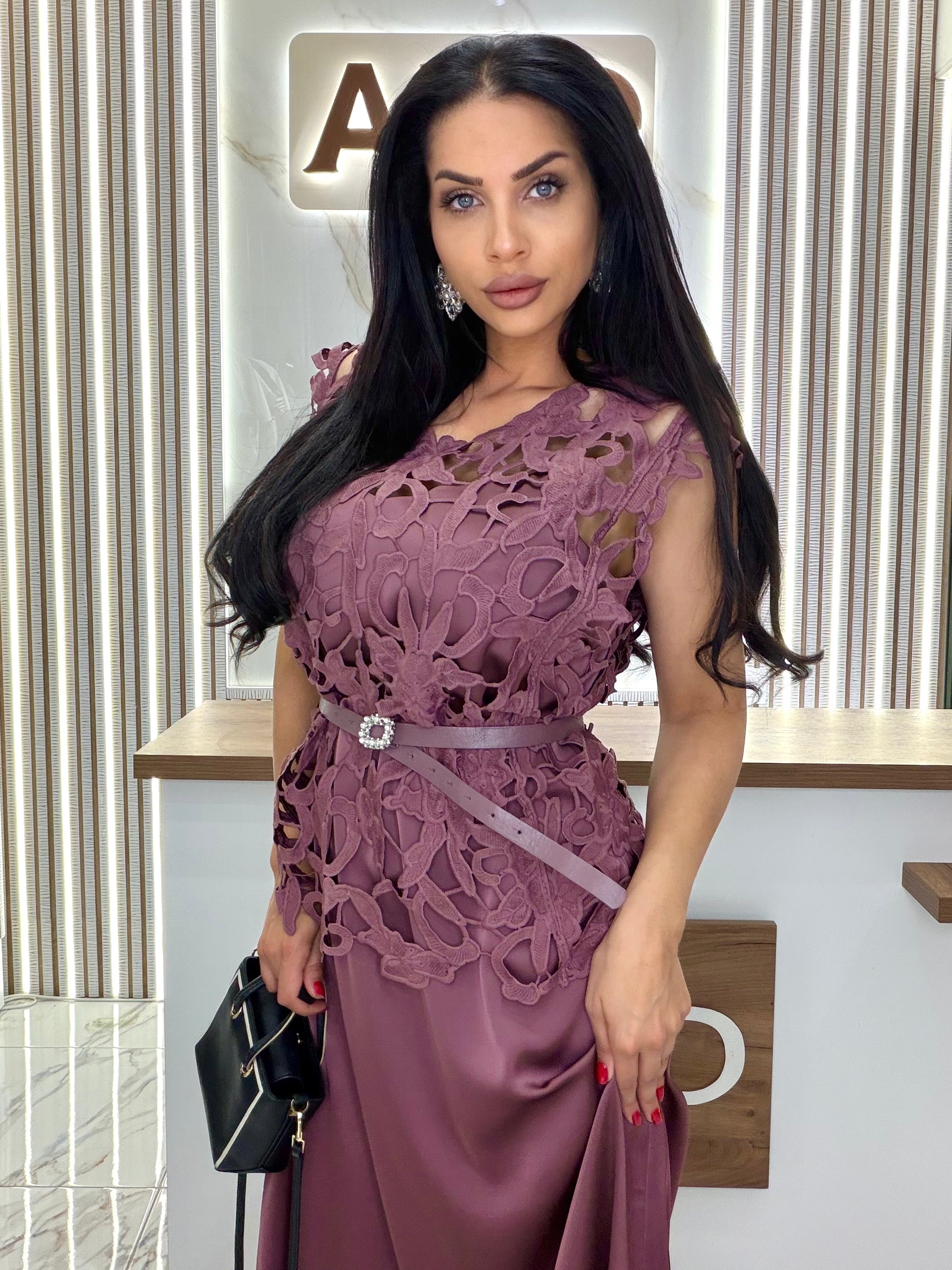 Рокля от две части"AMELIA PURPLE"