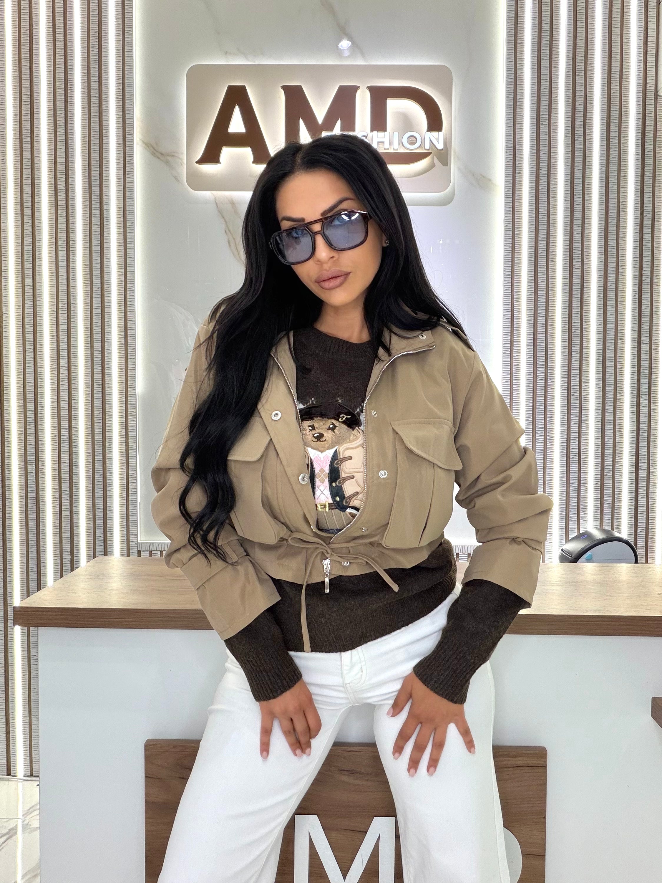 Яке "Beige Utility Jacket"