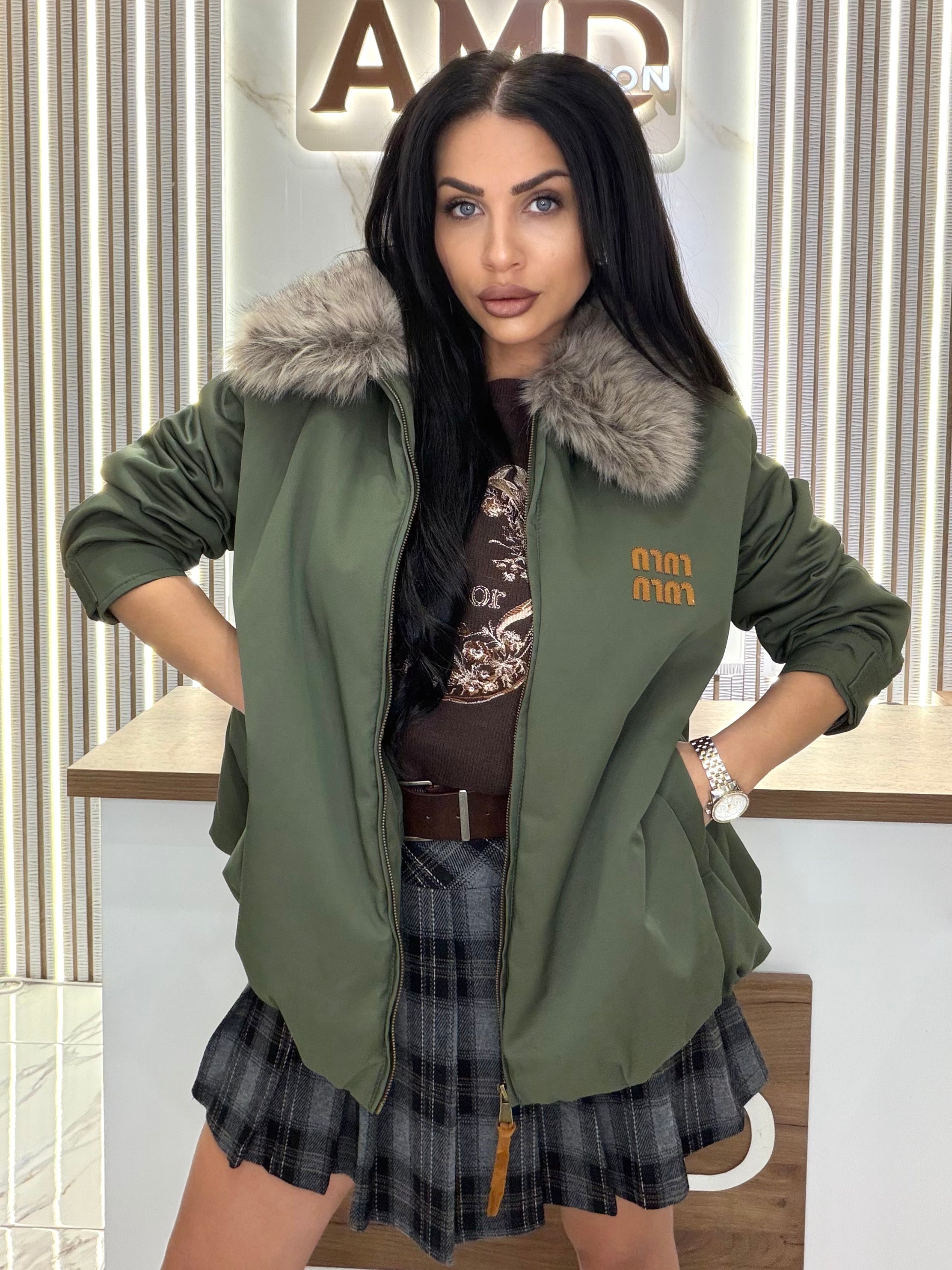 Яке "JACKET MIU GREEN"