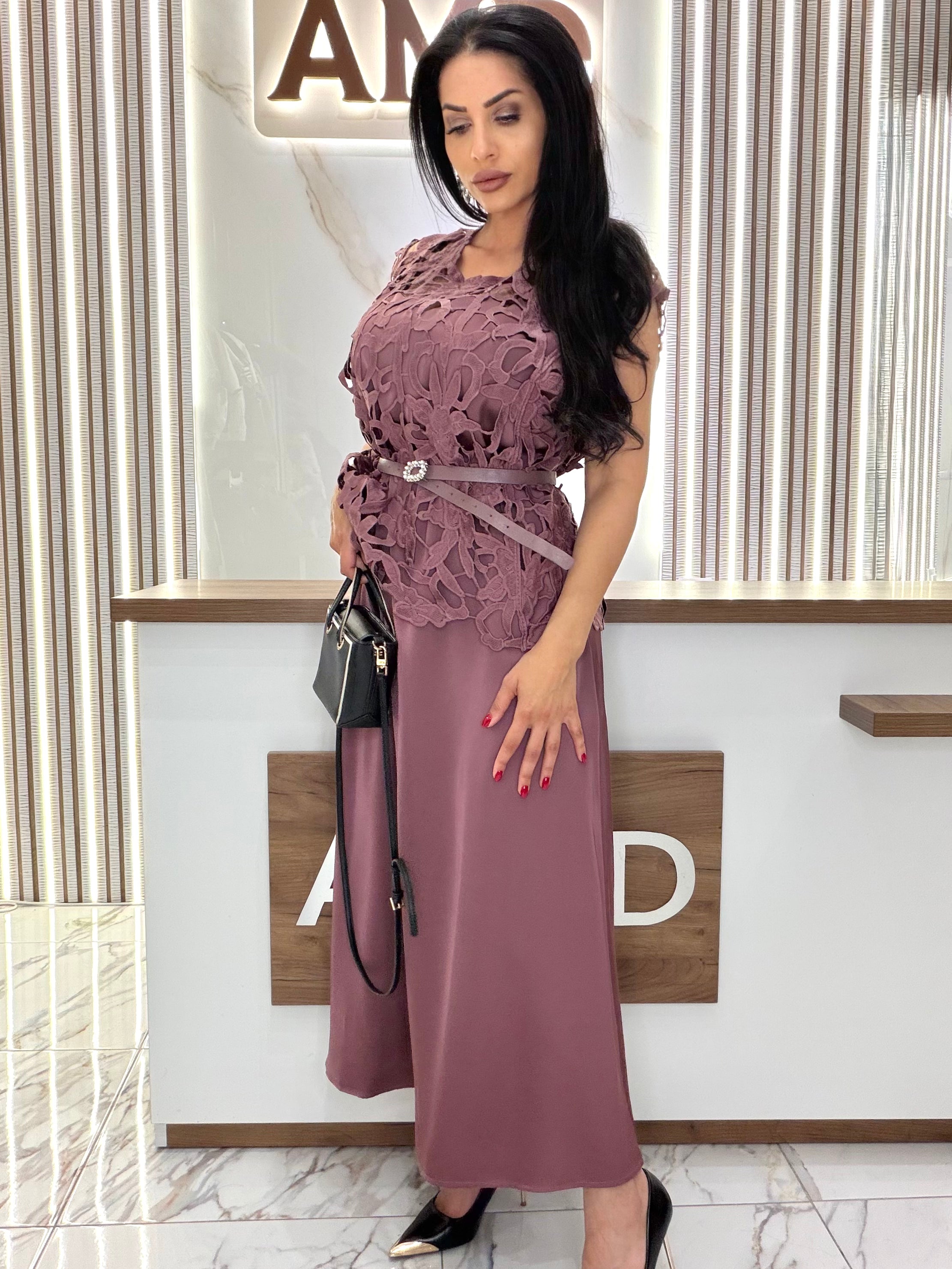Рокля от две части"AMELIA PURPLE"