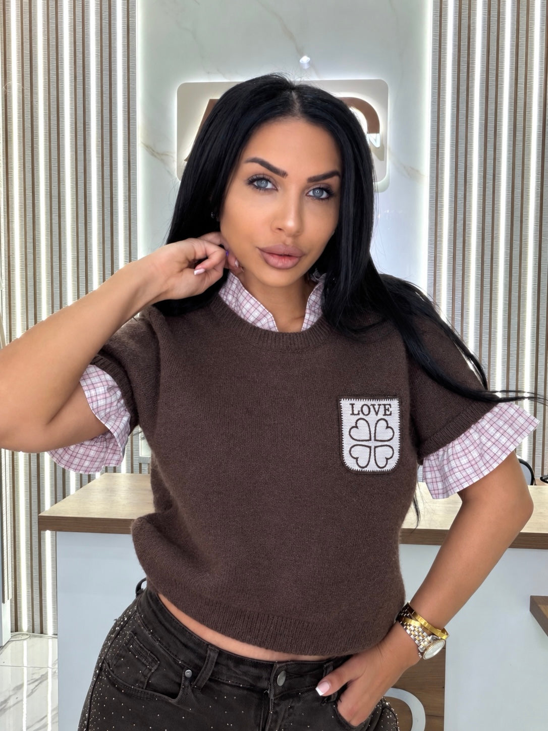Блузи "LOVE BROWN"