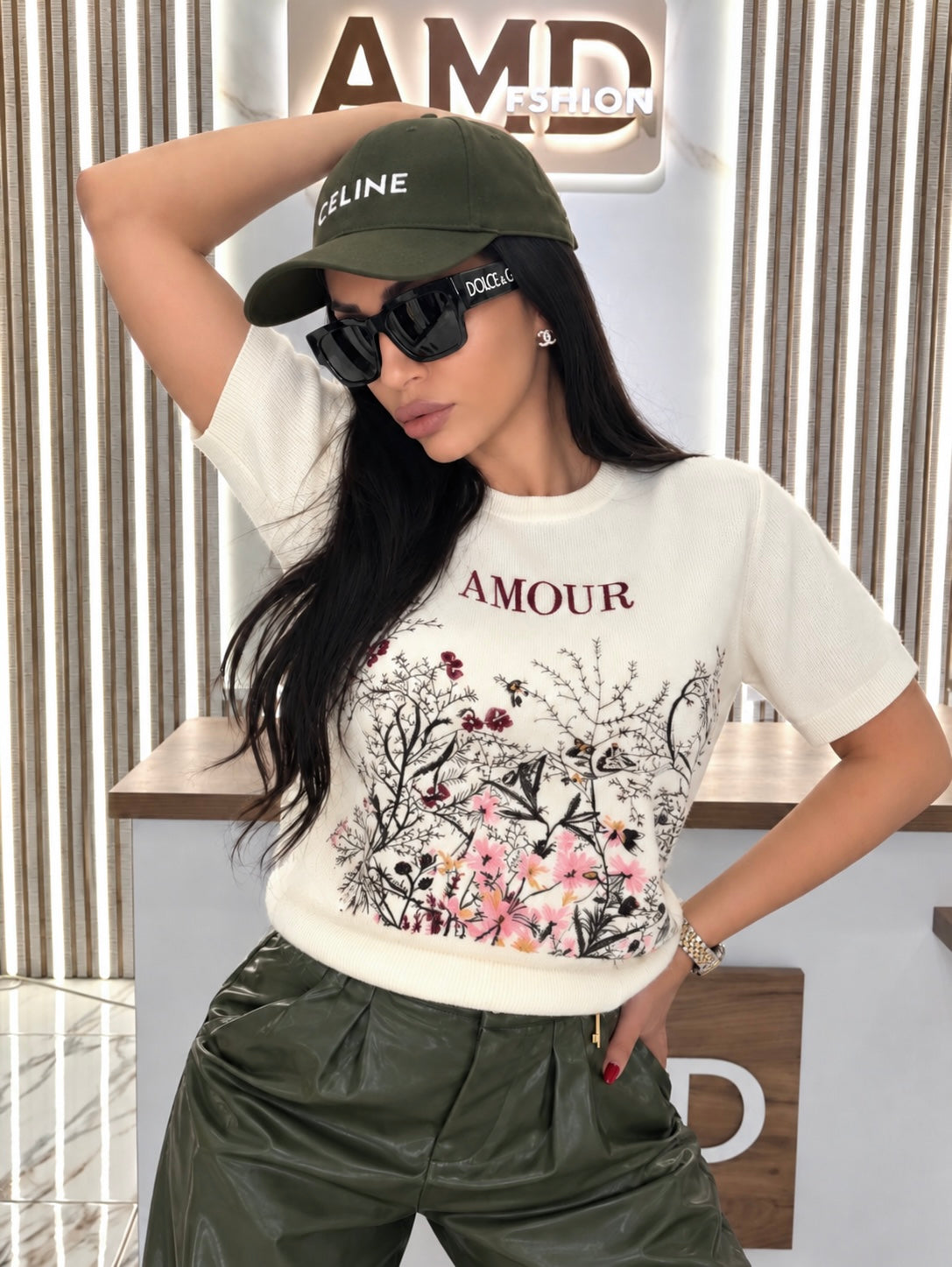 Блуза "AMOUR GARDEN WHITE"