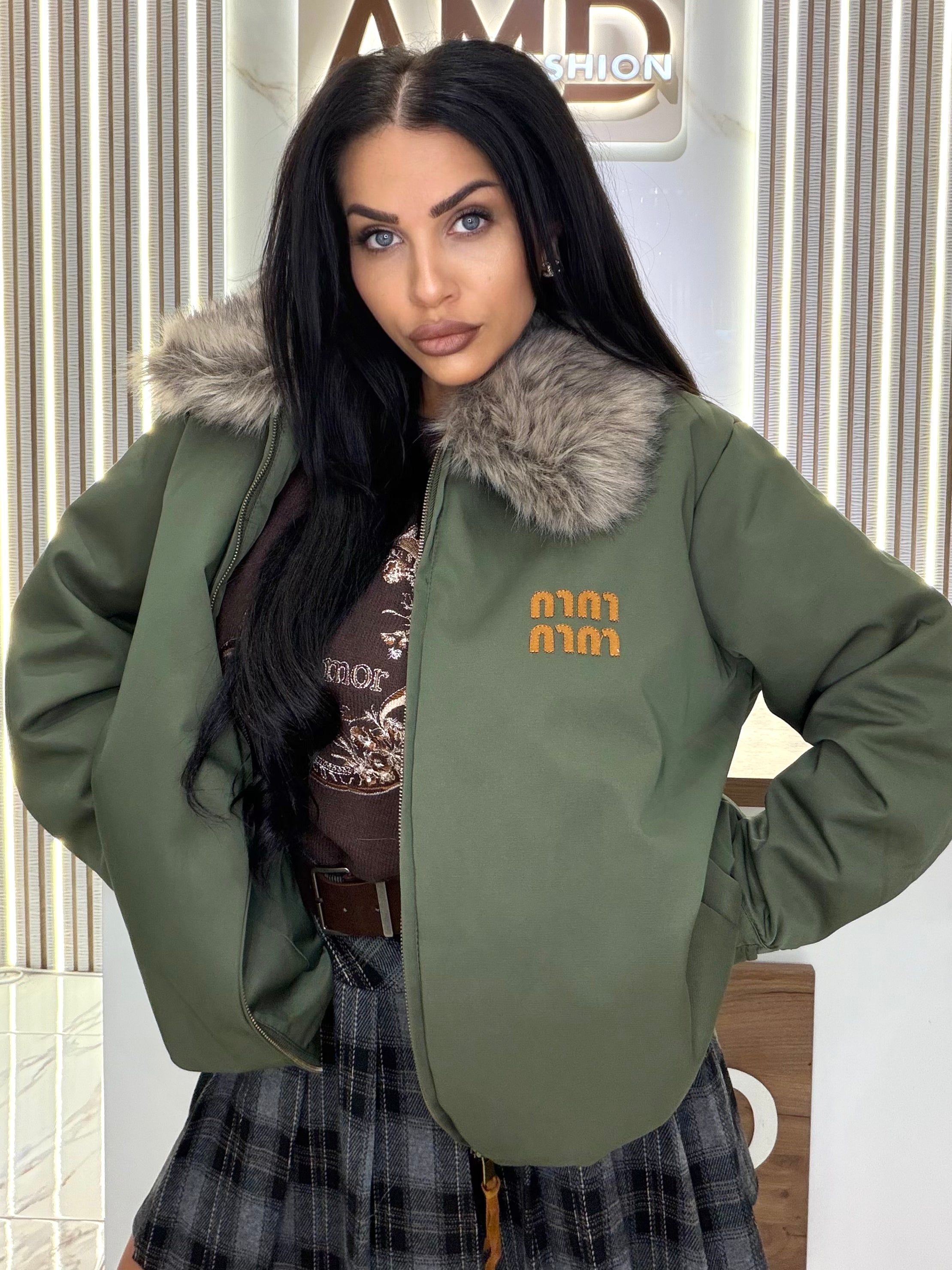 Яке "JACKET MIU GREEN"