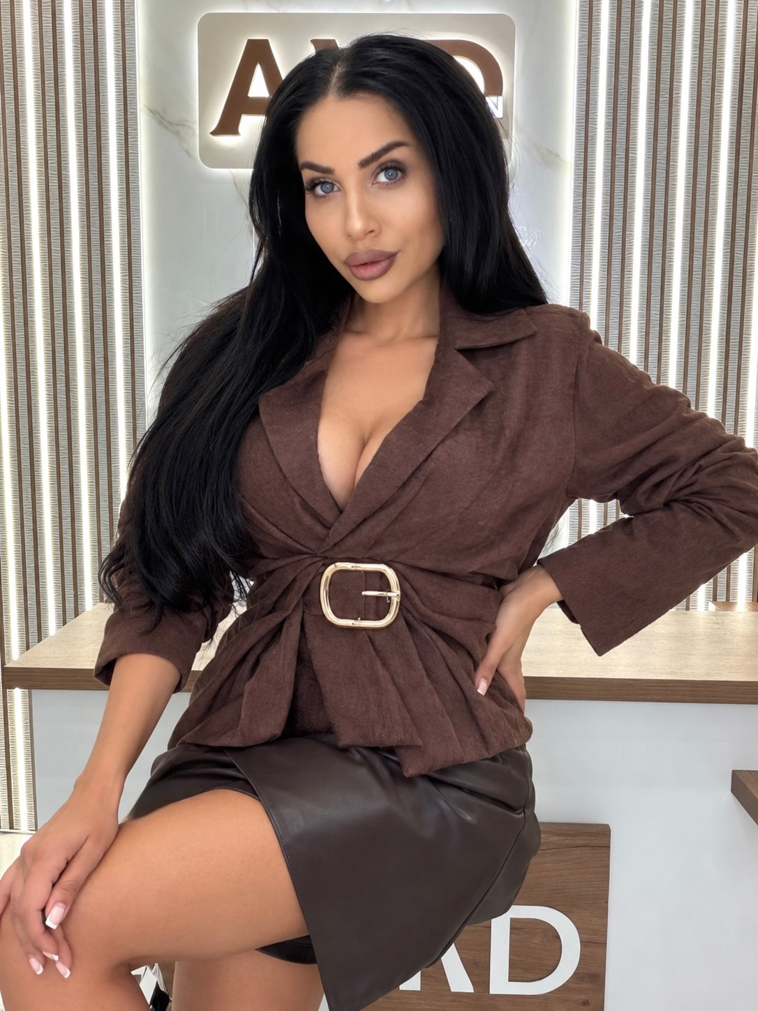 Риза "BROWN VELVET SIGNATURE"