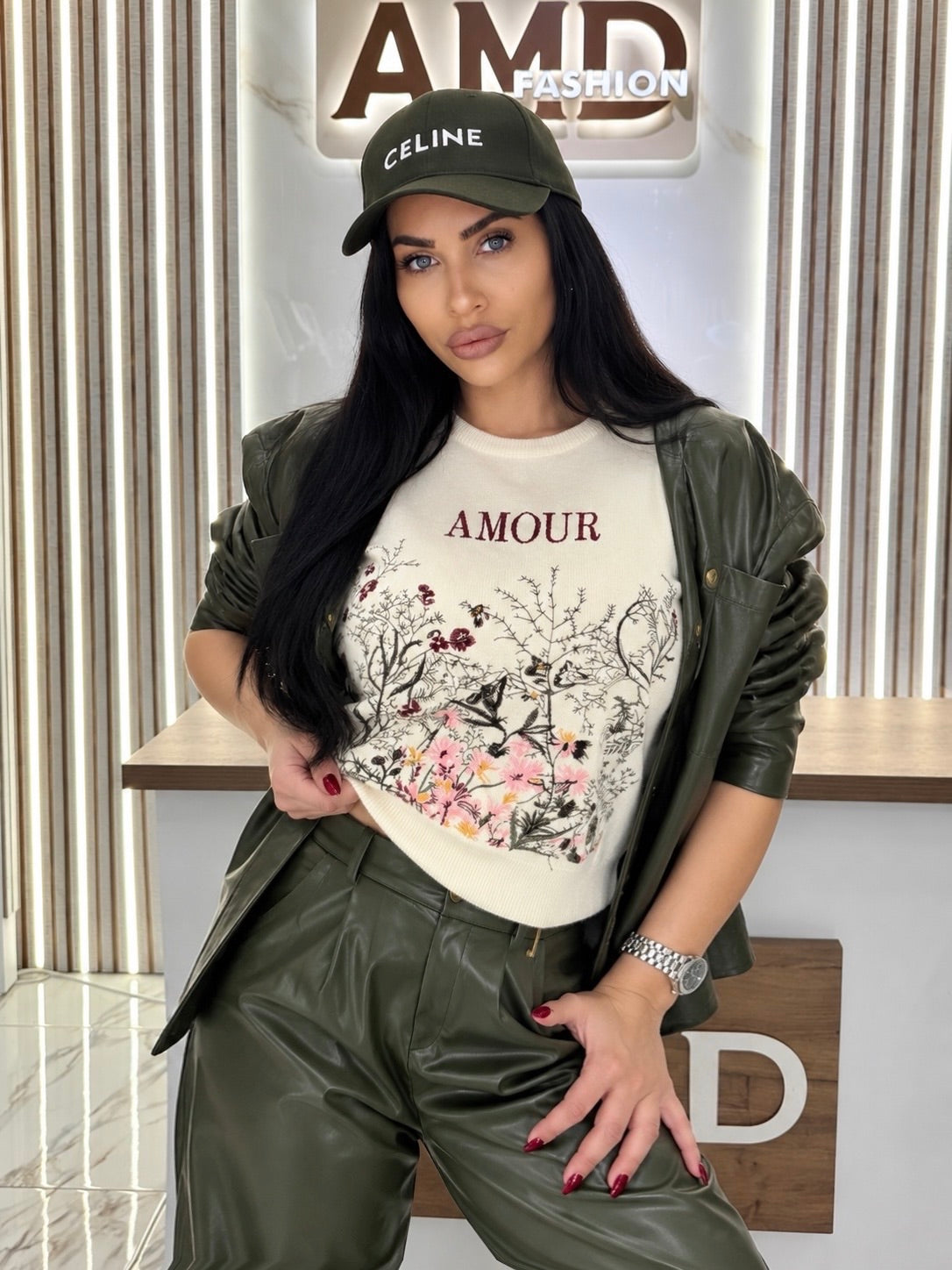 Блуза "AMOUR GARDEN WHITE"
